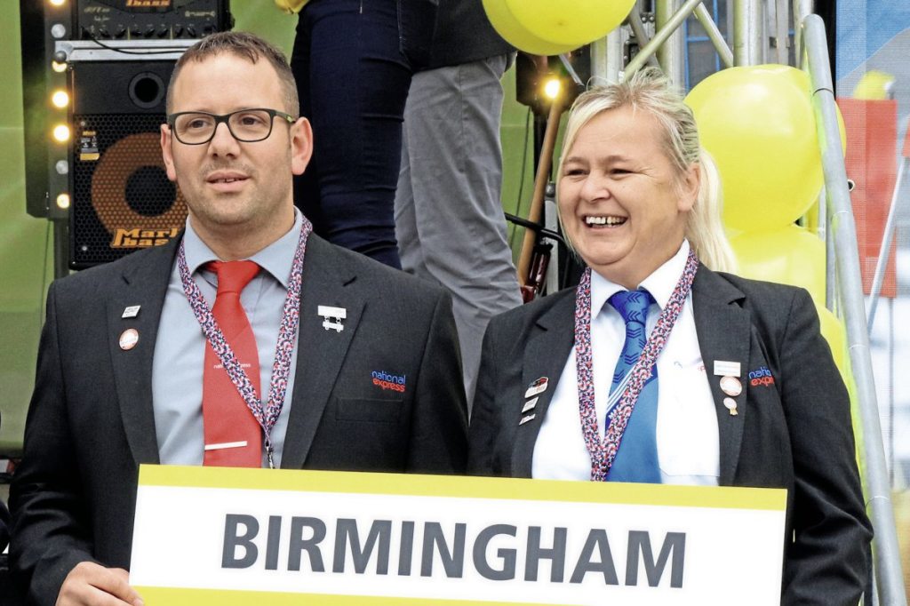 The Birmingham team, Liam Bishop and Louise Hewins