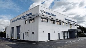 New showroom, coach and chassis for Volvo