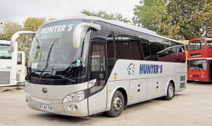 Hunter's Yutong TC9 - "We find it's a nice vehicle," said Ray