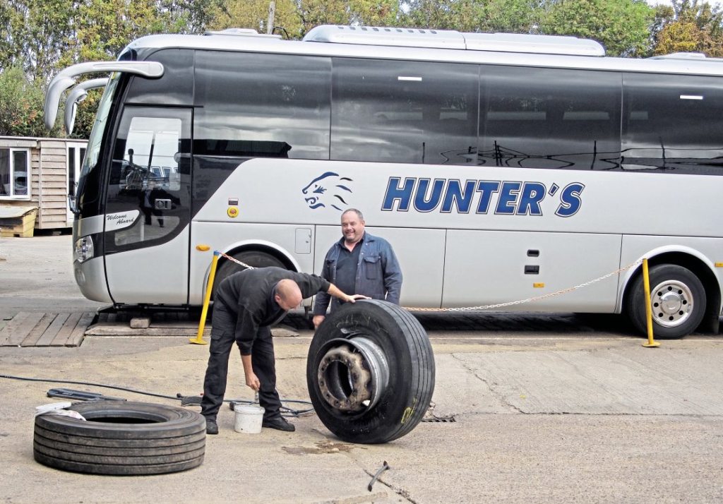 A team of technicians helps keep the fleet in top order