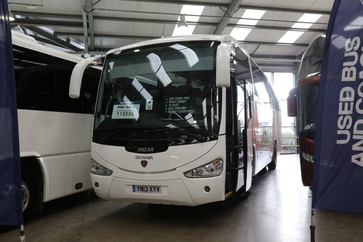 Scania K360 Irizar Century with Baumot Euro VI retrofit - Scania Bus & Coach
