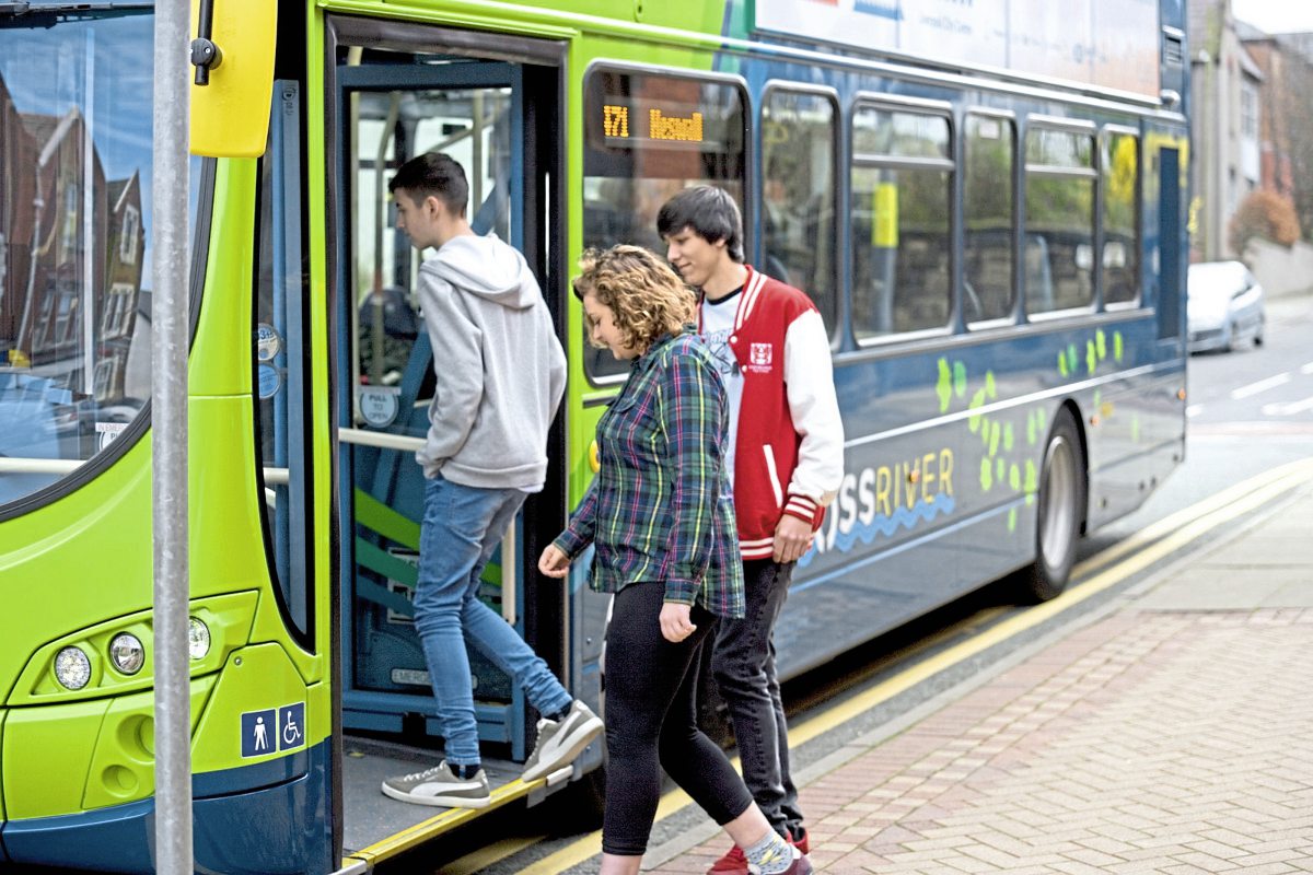 Bus passengers highest in three years