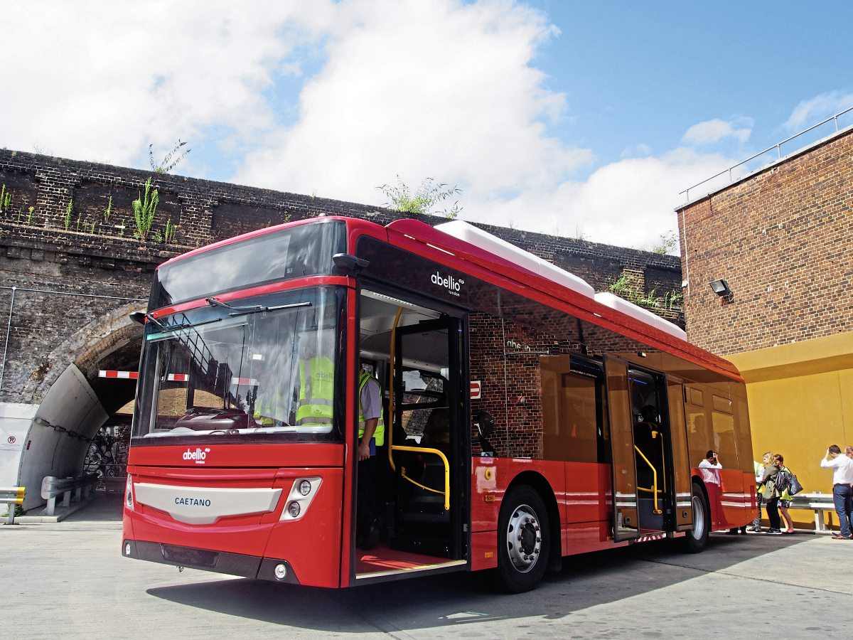 Abellio previews Caetano electric bus