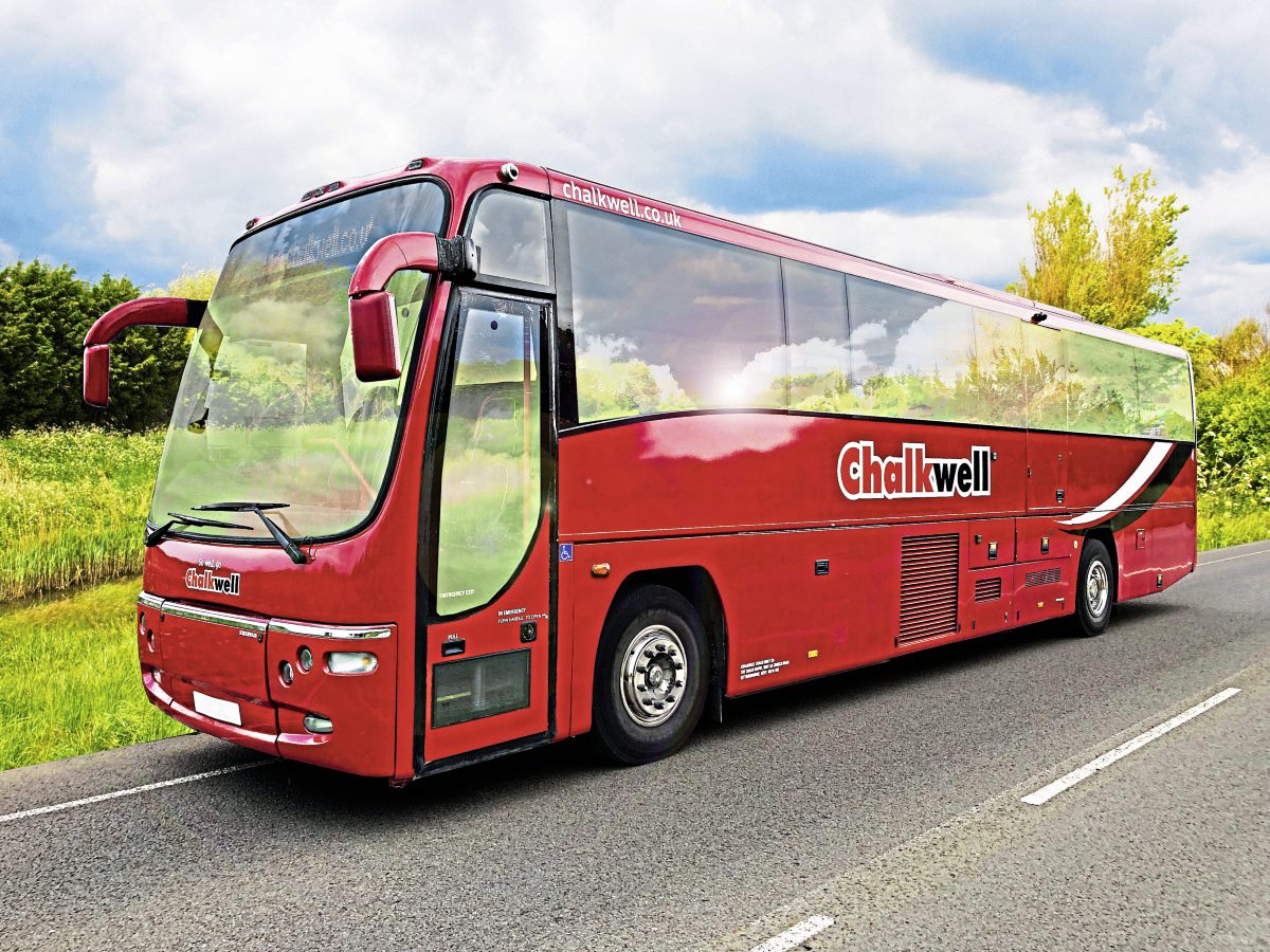 Chalkwell paints the town buses red