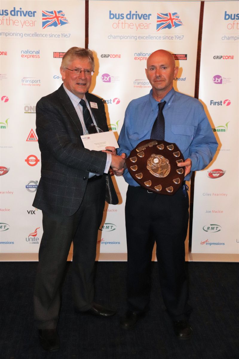 Brian Usher of Stagecoach North East was the second highest Stagecoach competitor