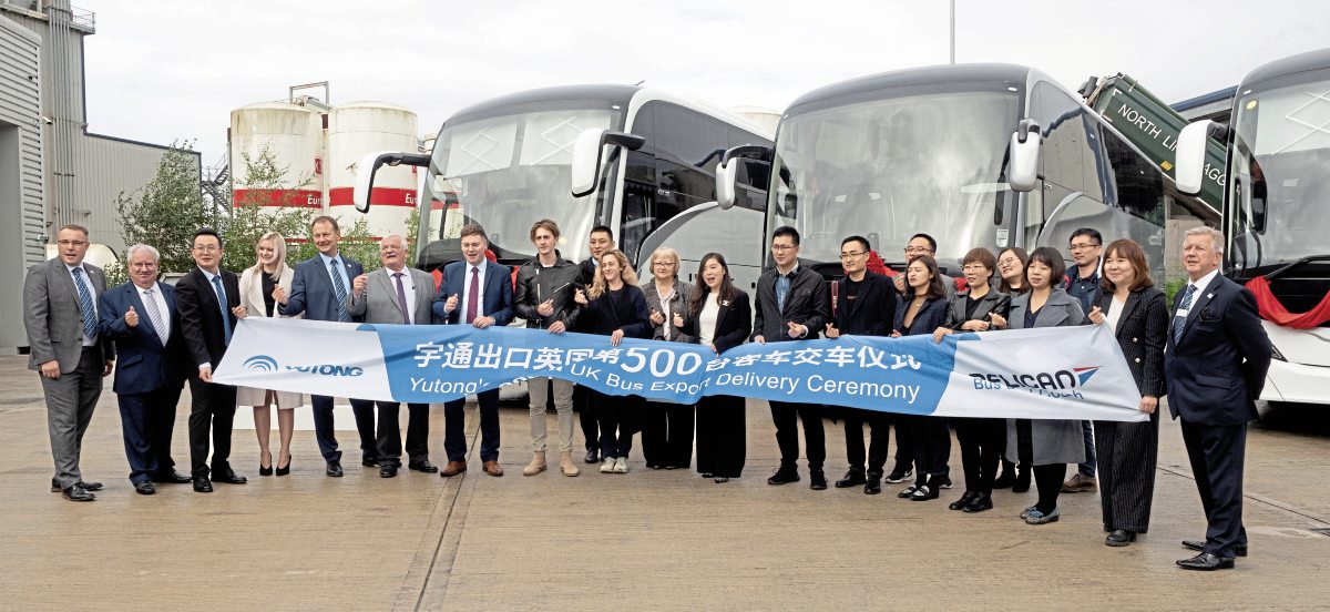 Yutong delivers its 500th