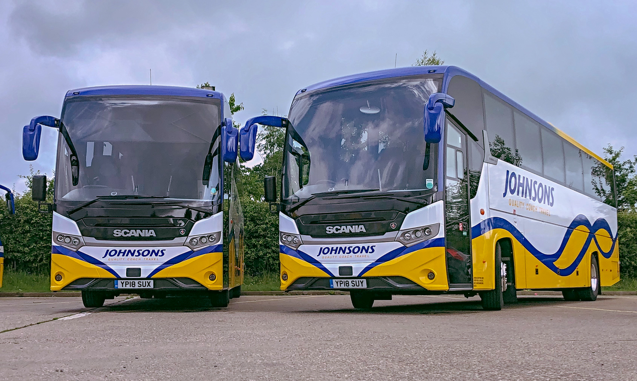 Johnsons Coaches providing public transport alternative