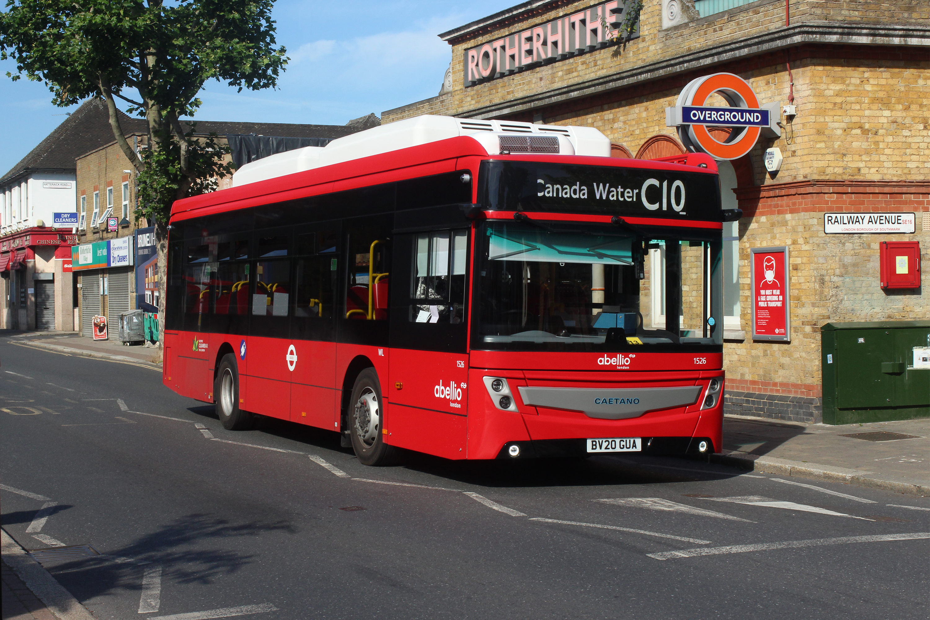 Caetano electric fleet launches into London