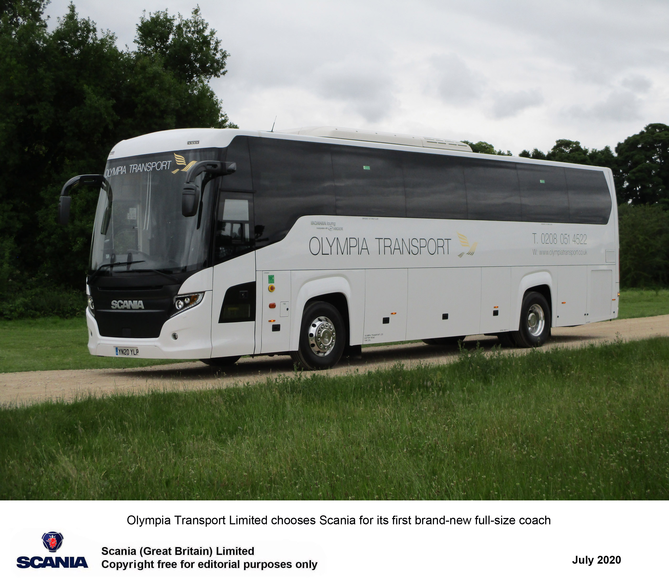 Olympia takes new Scania Touring