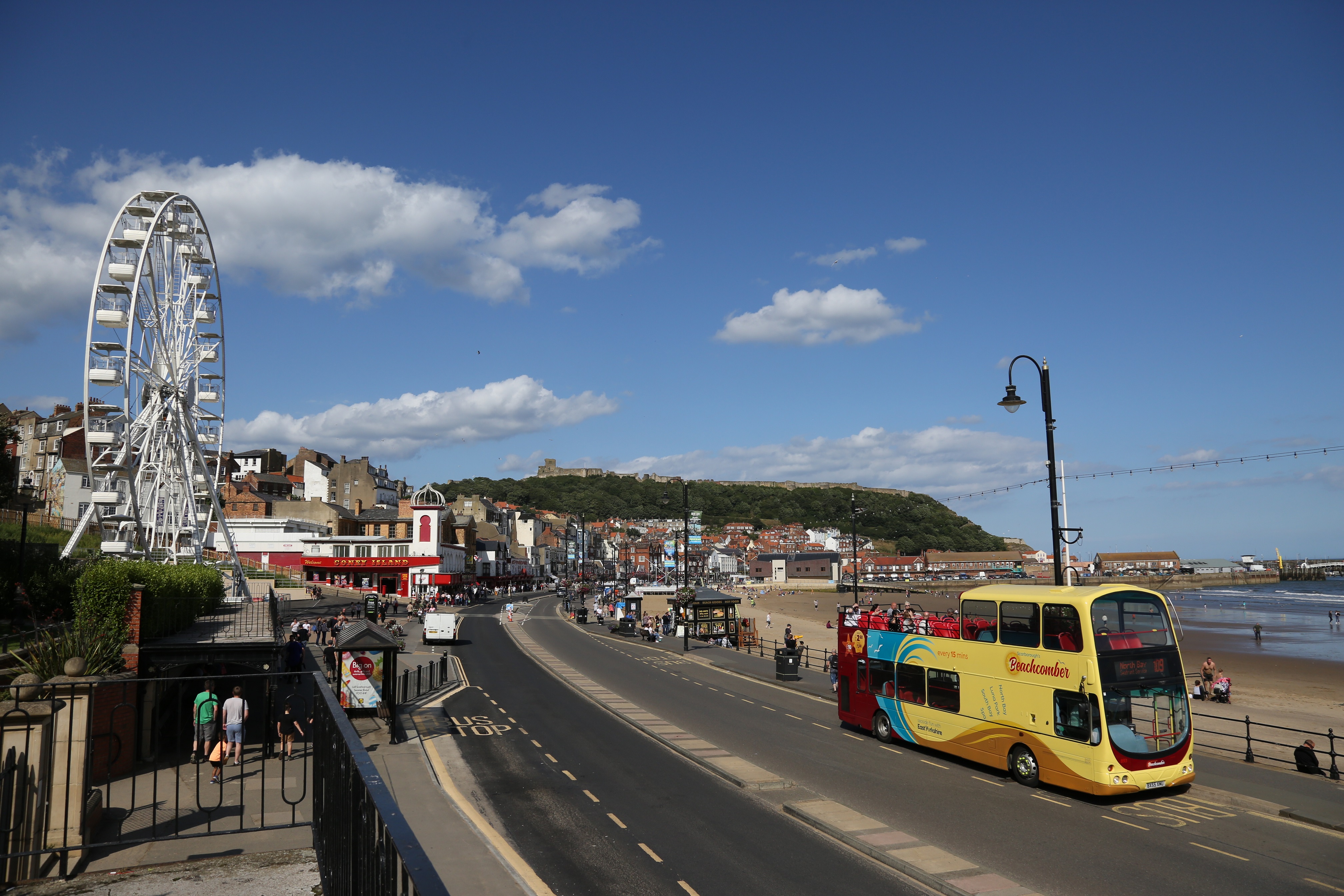 Open-toppers out into autumn in Scarborough