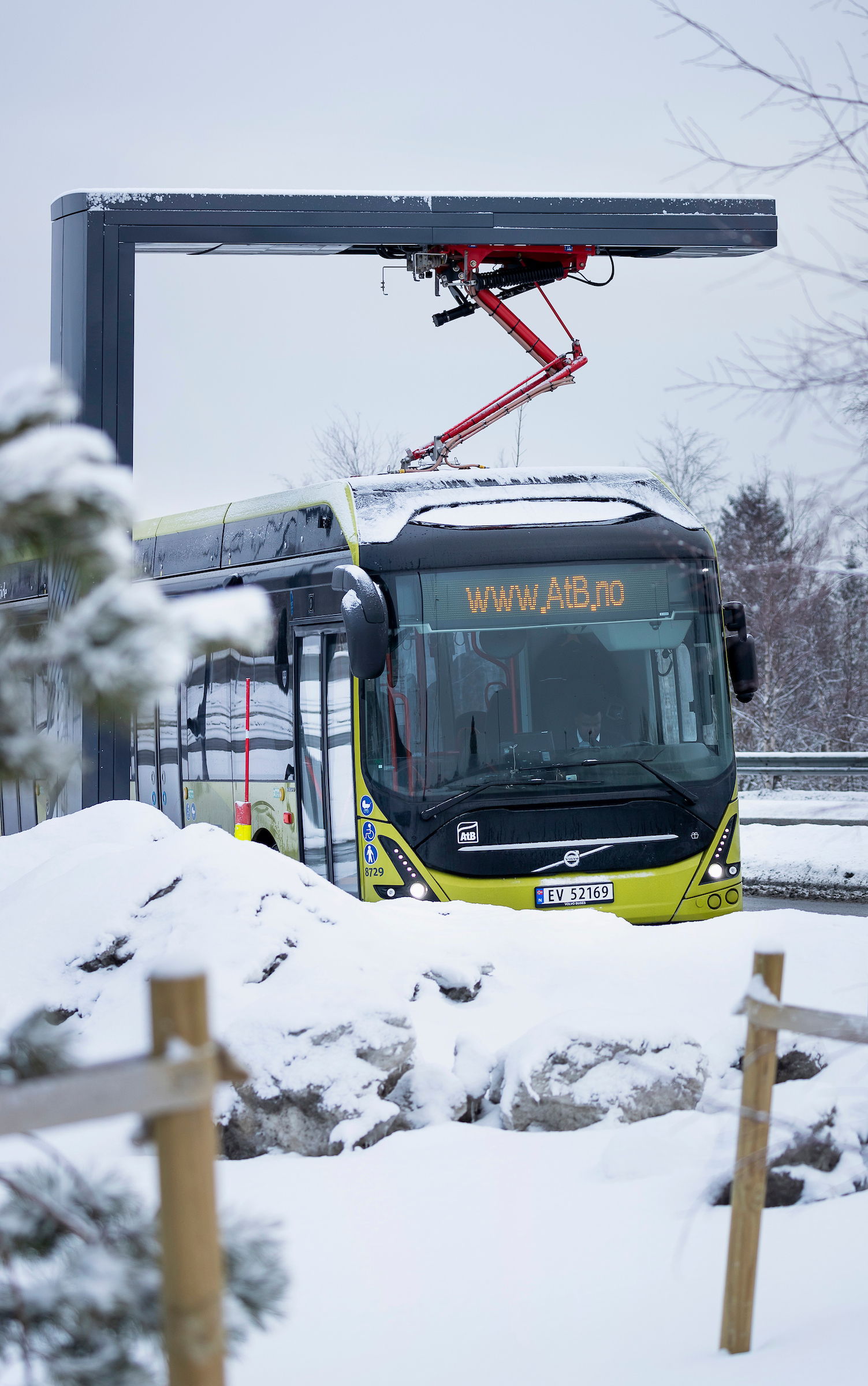 Volvo supplies most northerly electric buses