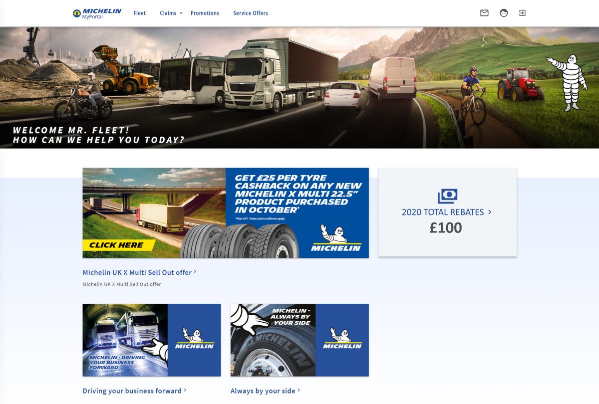 Michelin launches new web portal