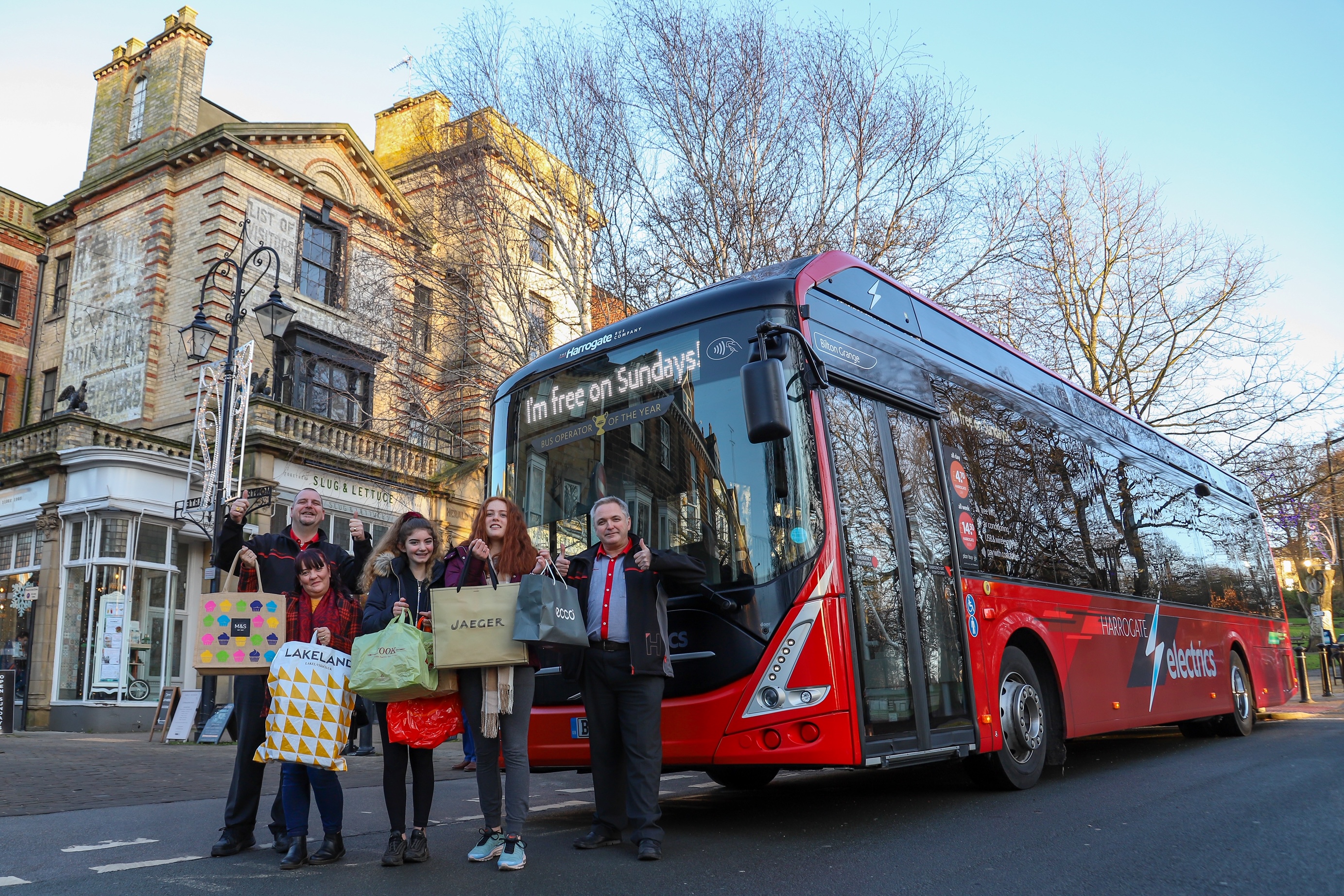 Harrogate businesses bring back free buses