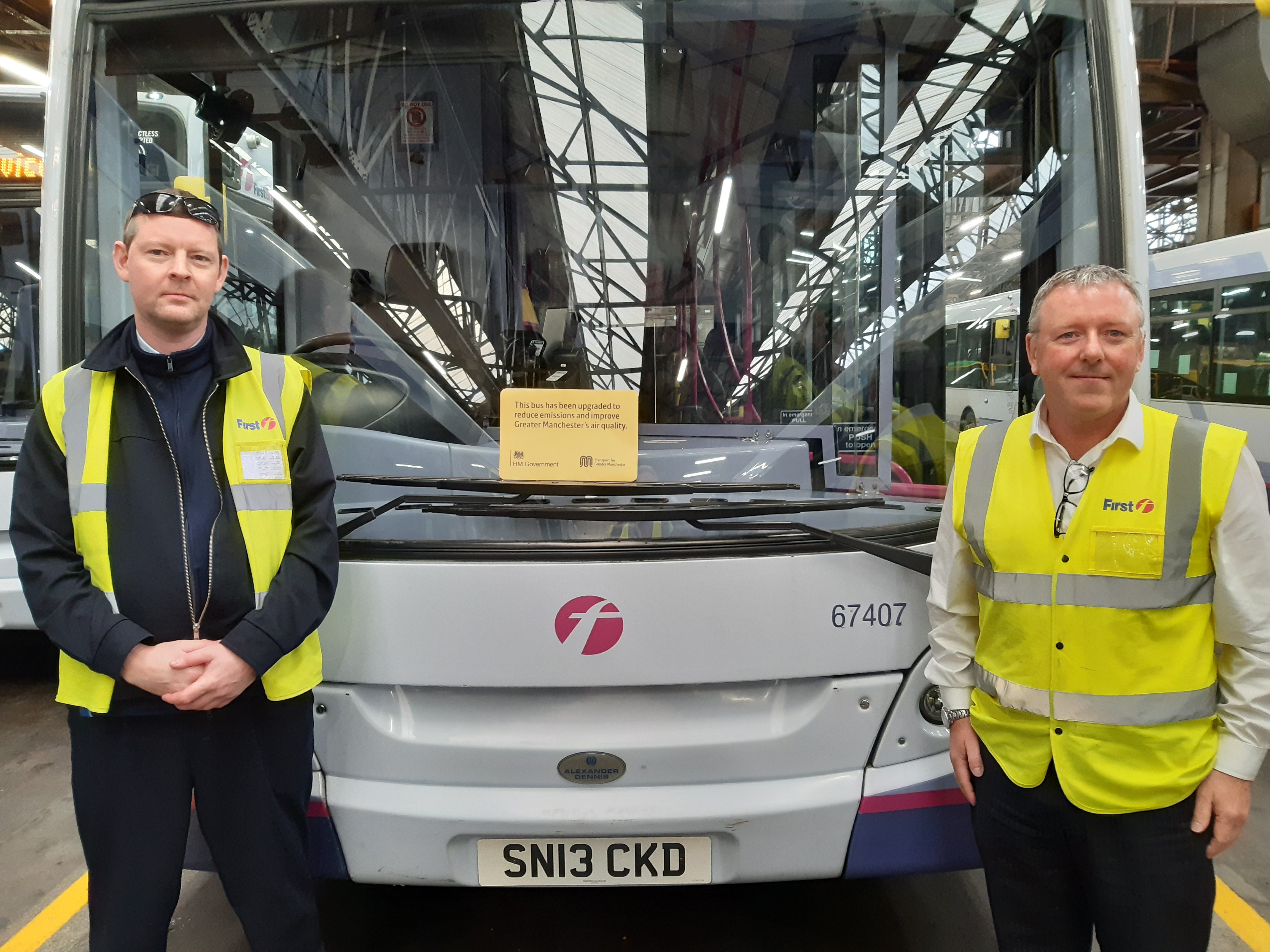 First Bus completes 1,000 air quality refits