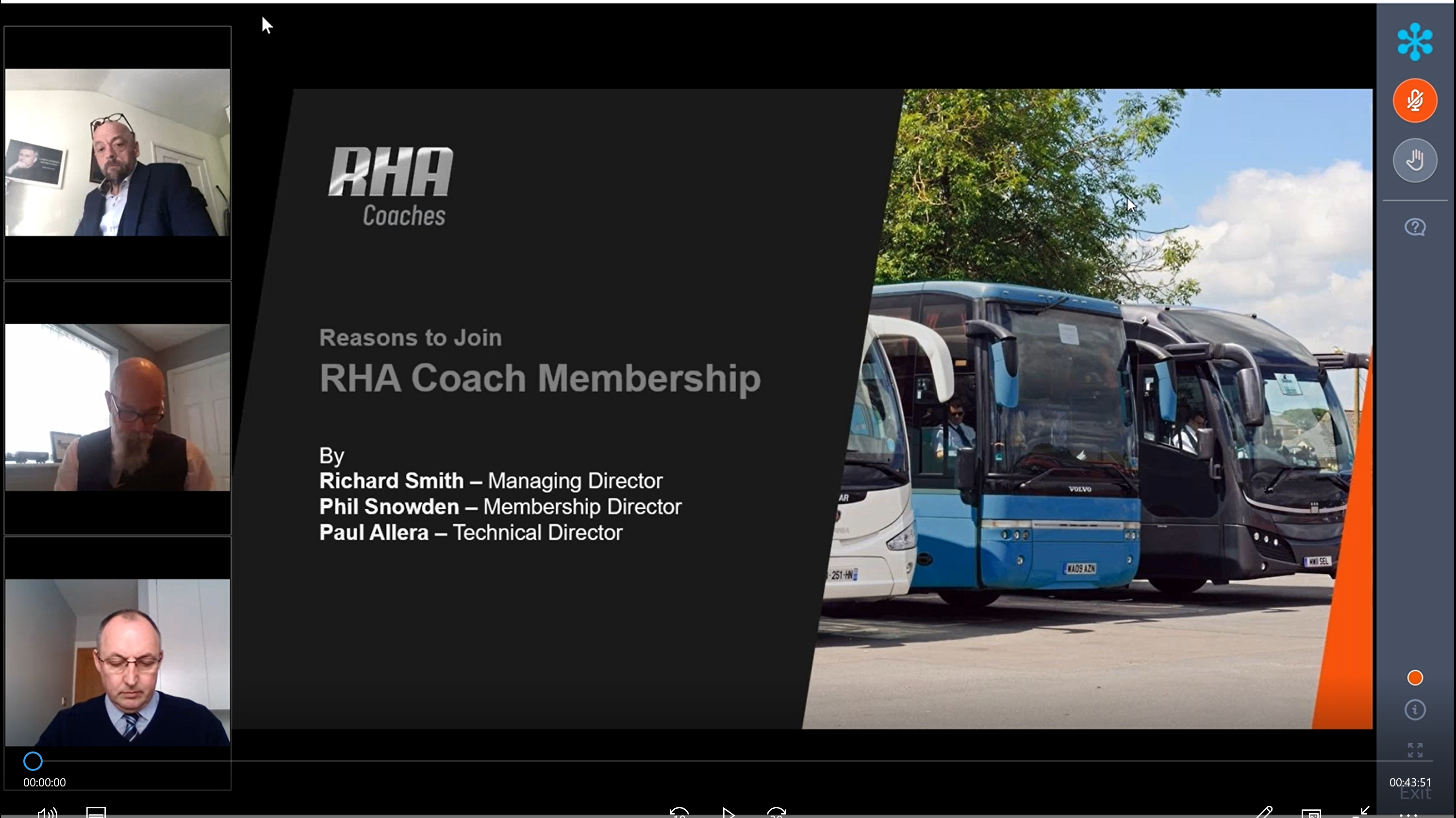 RHA stages second coach division launch webinar