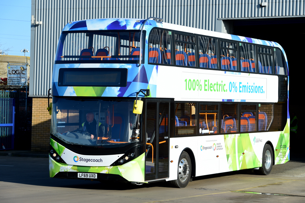 Stagecoach celebrates Cambridge electrics