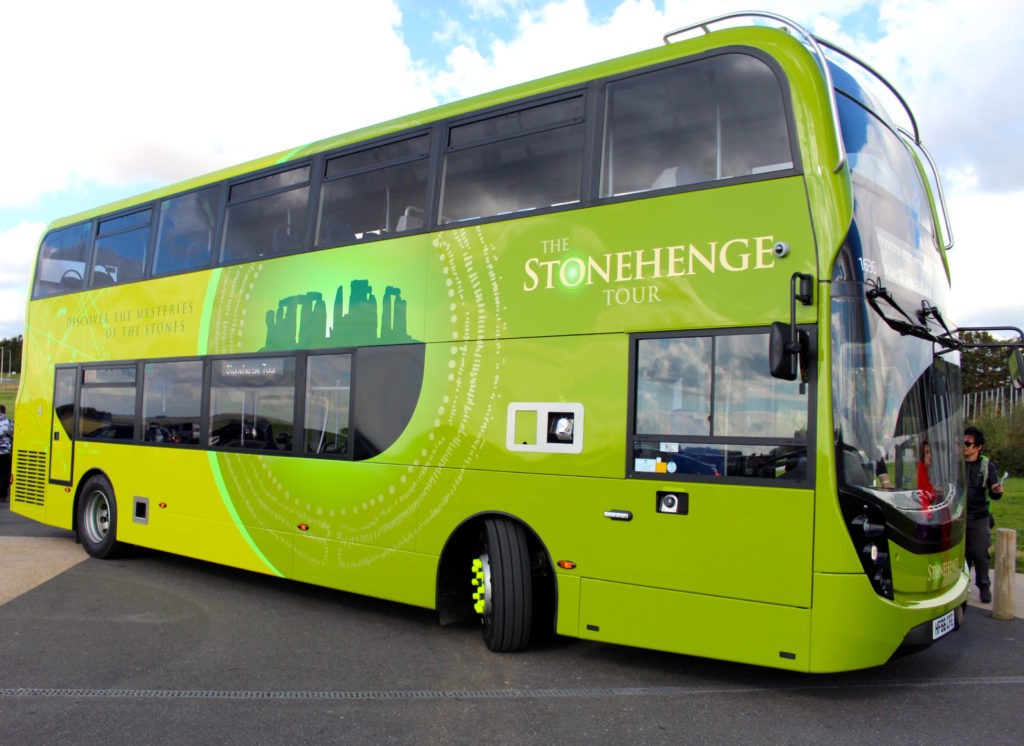 the stonehenge tour bus