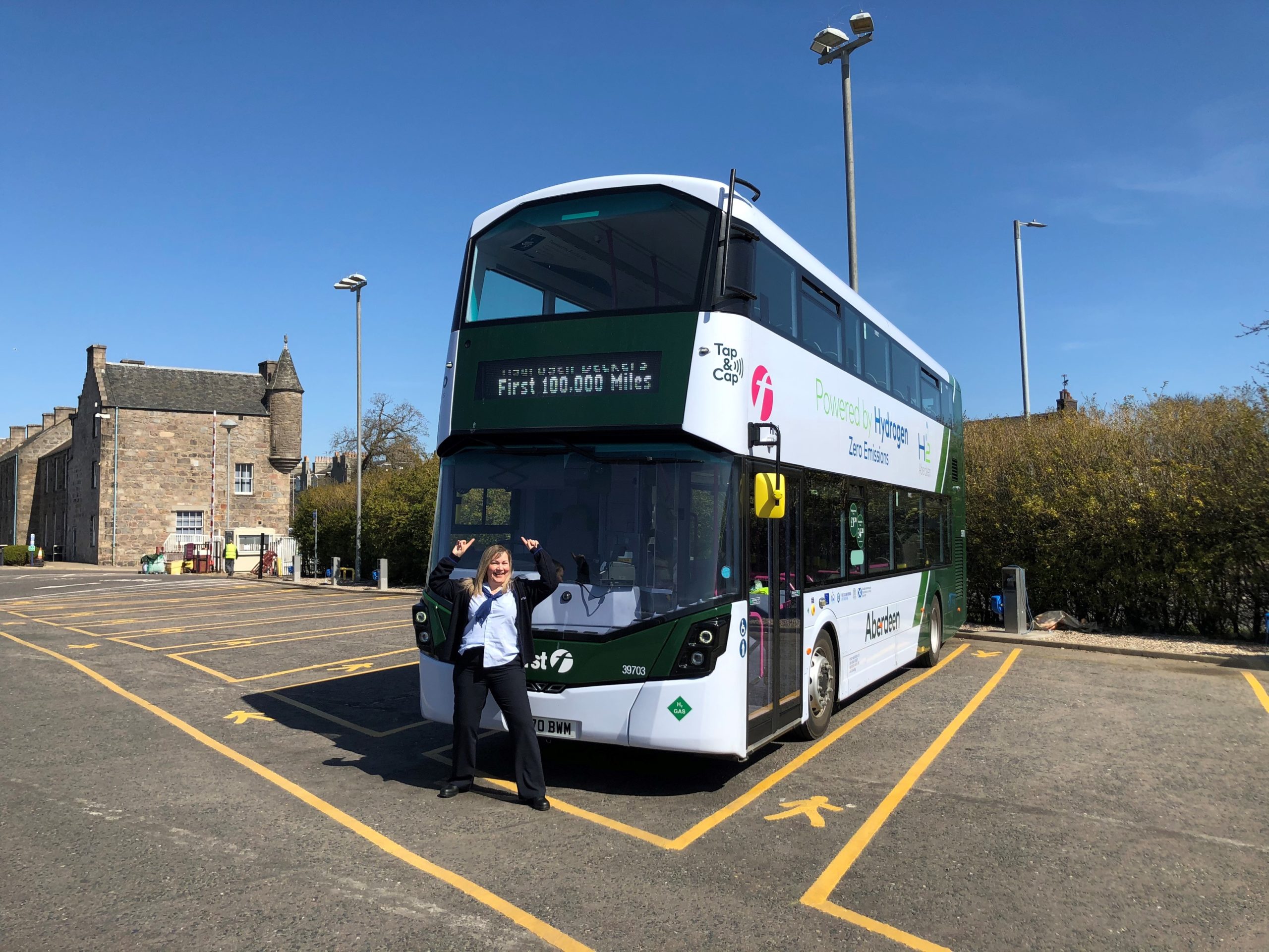 Wrightbus hydrogen deckers clock-up 100,000miles