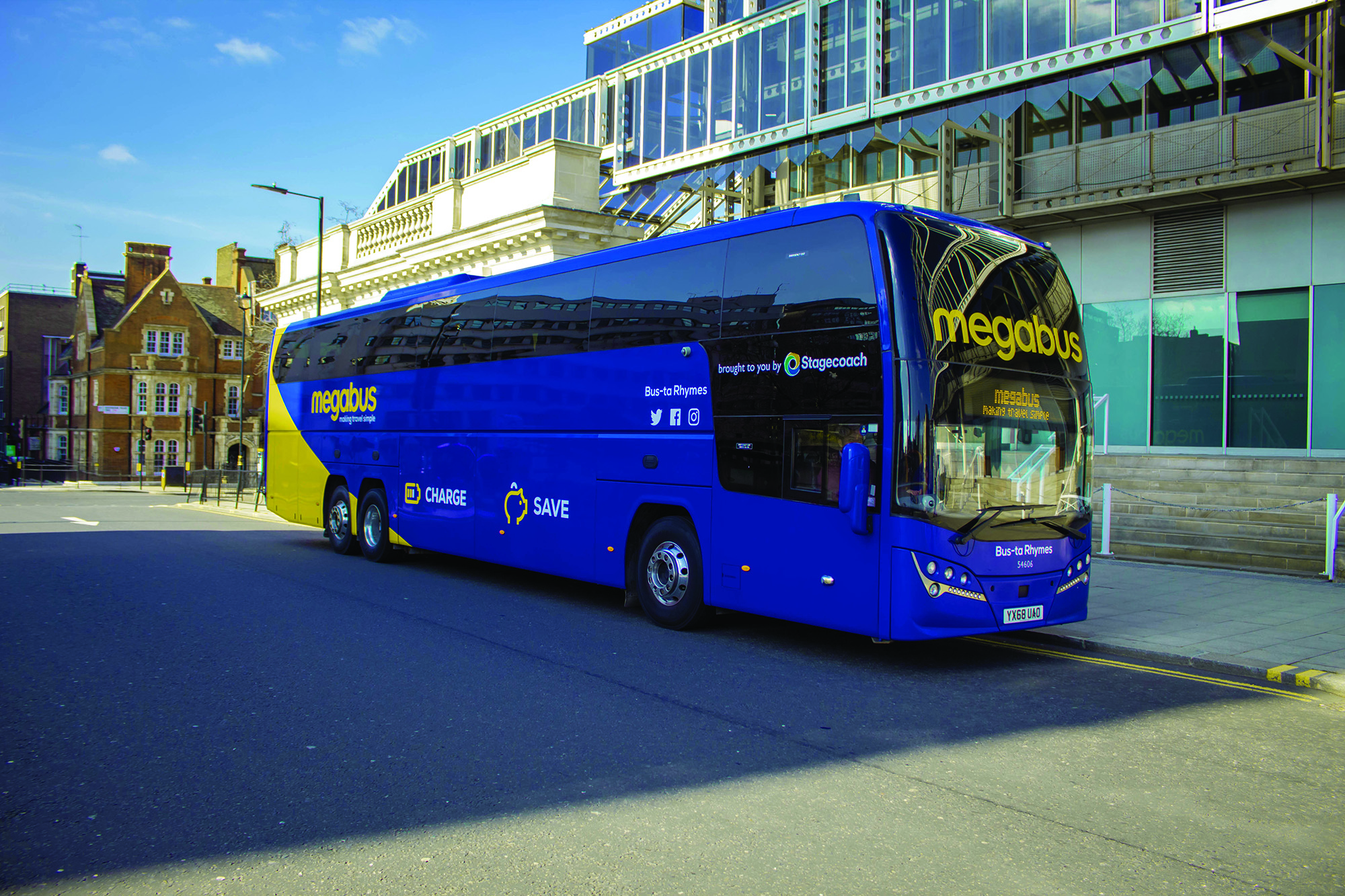 megabus teams up with Yellow Buses