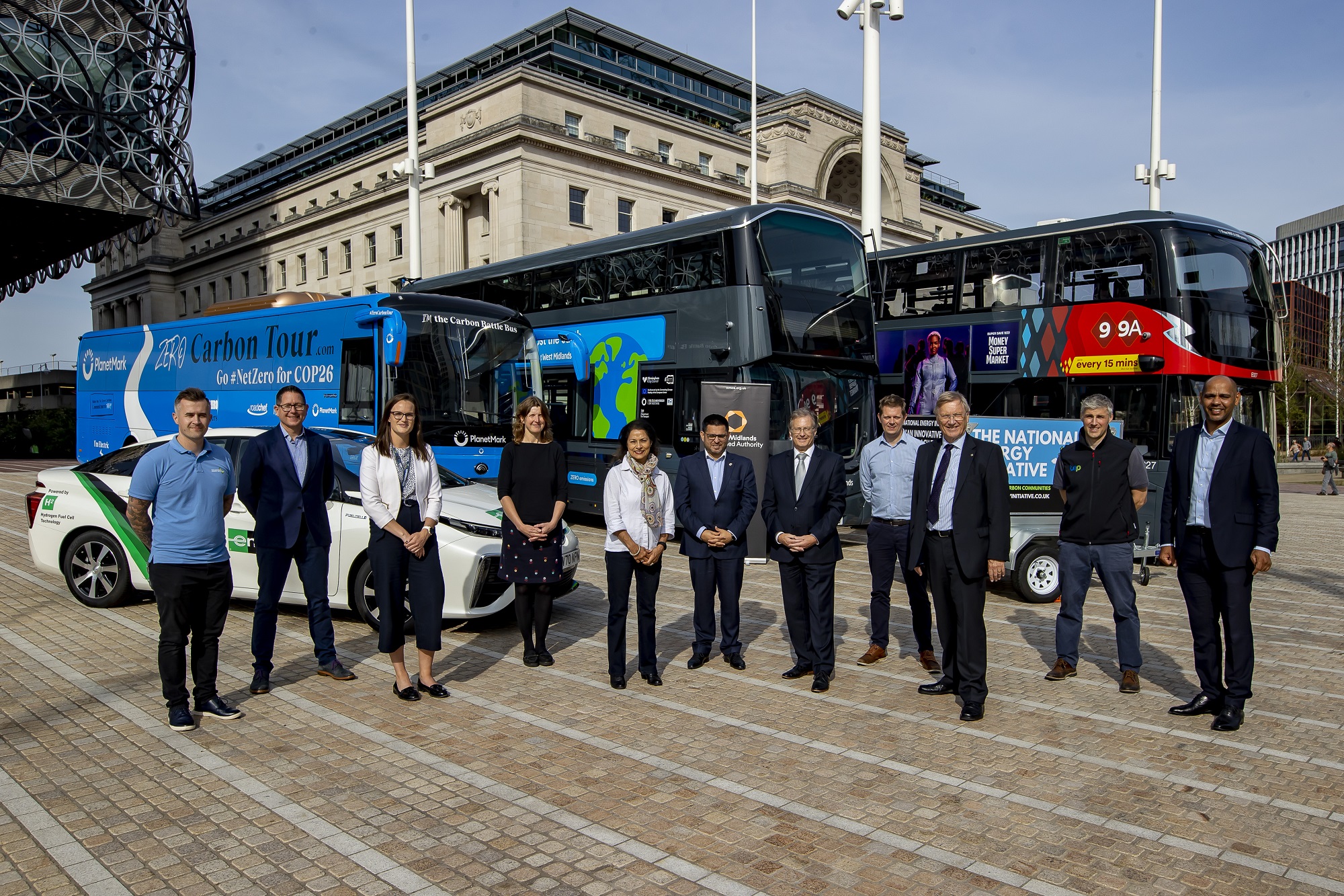 Electric Yutong ‘battle bus’ stops in Birmingham