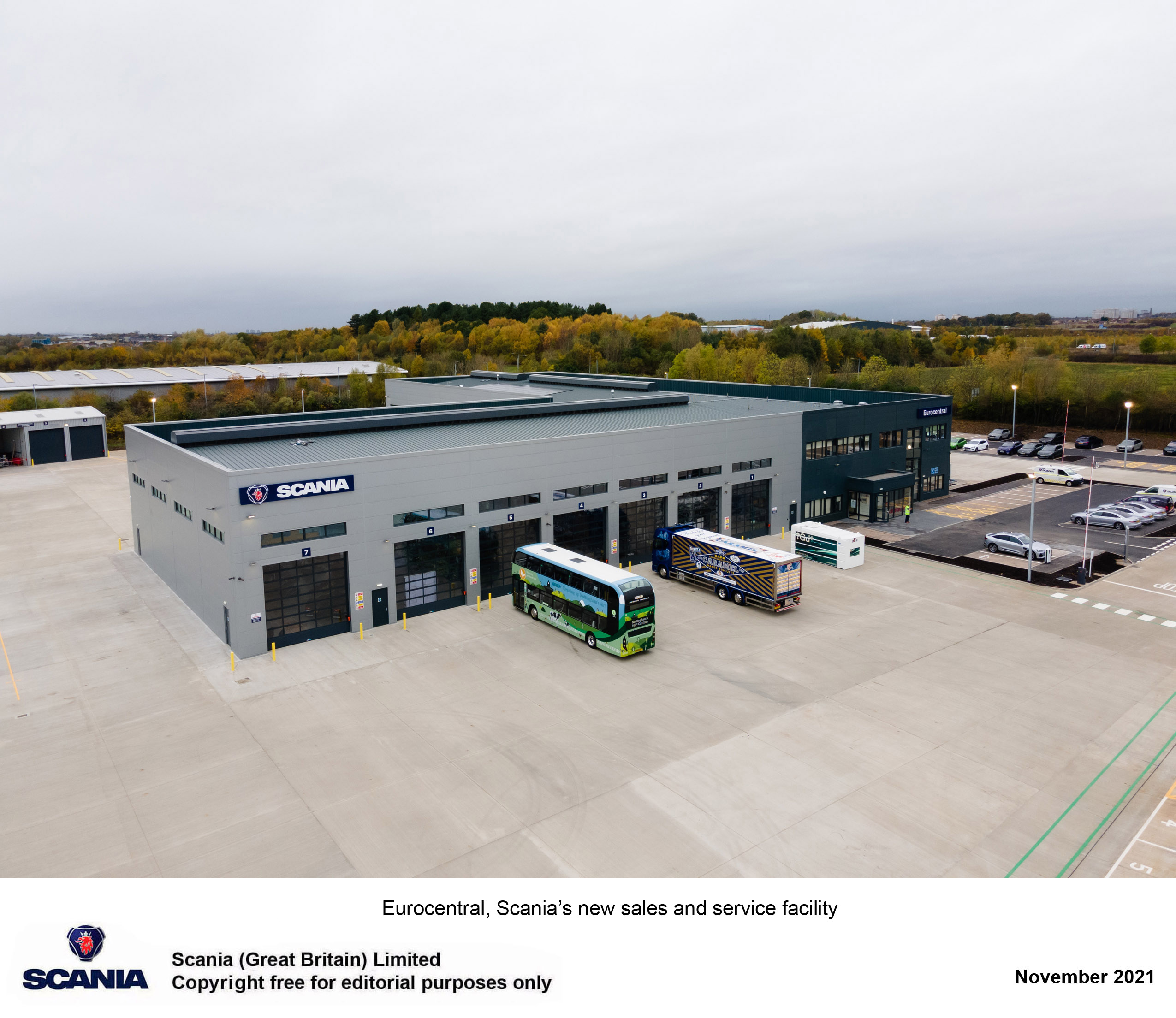 Scania unveils new service centre
