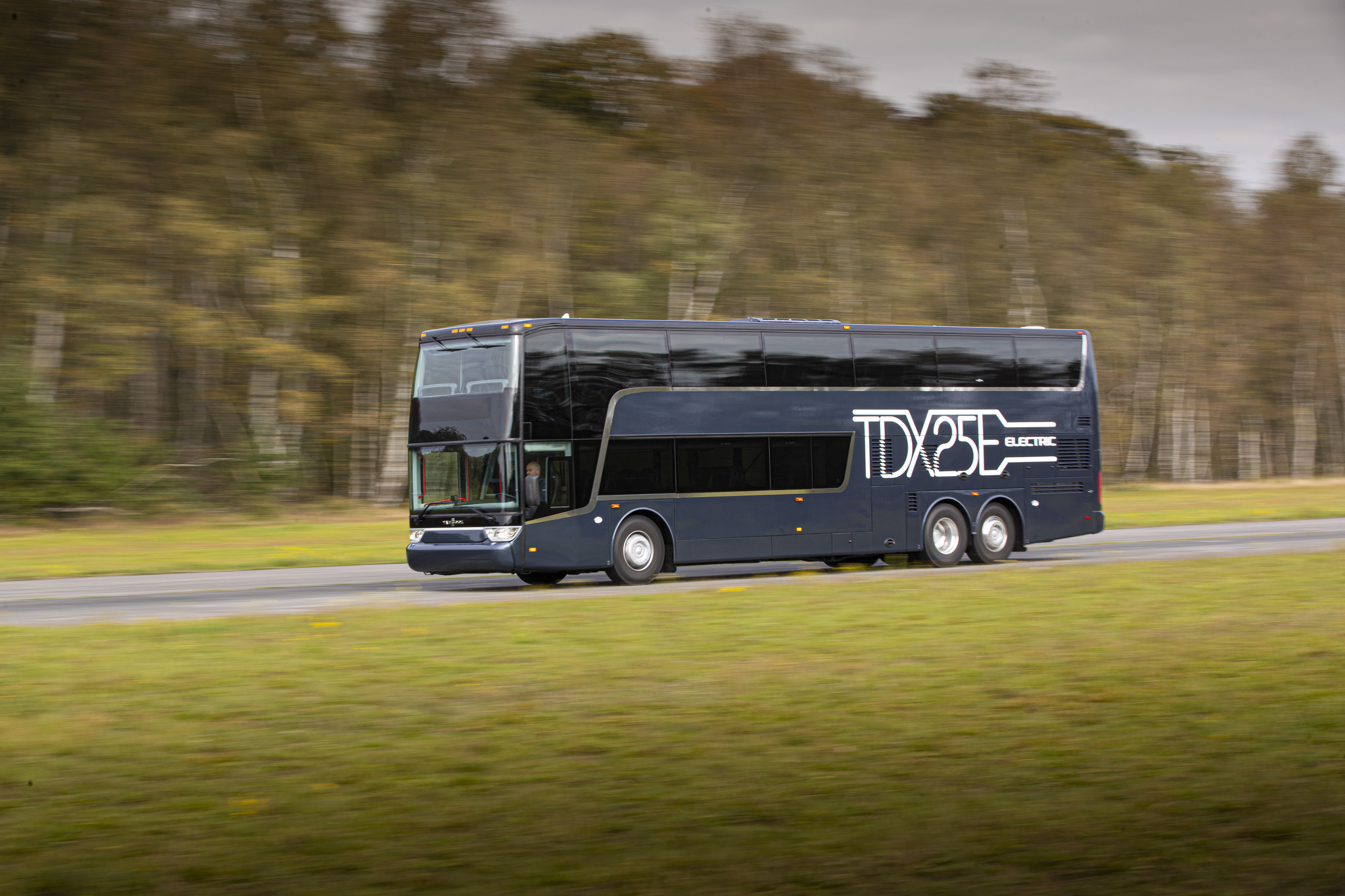 Van Hool builds battery electric double-deck coach