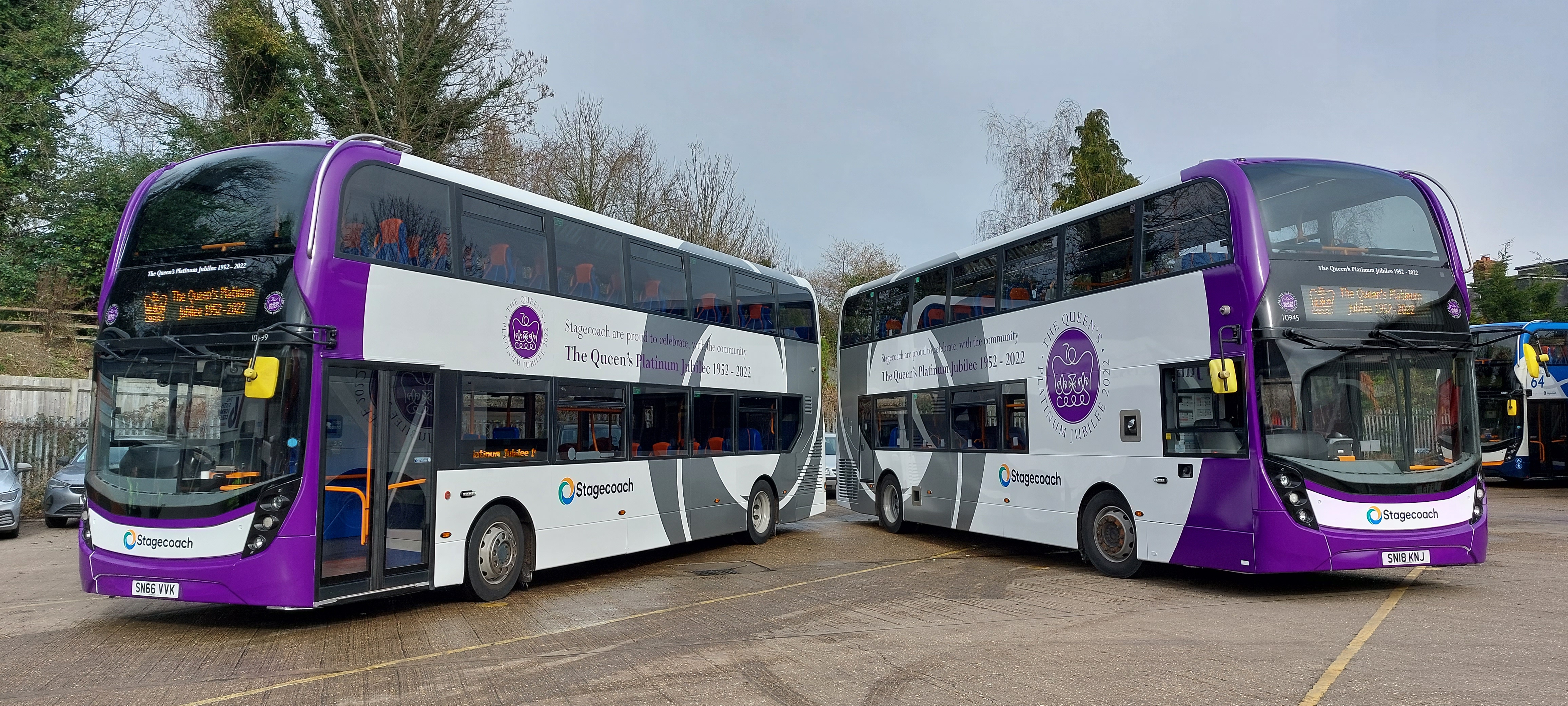 Stagecoach marks Queen’s jubilee with ‘platinum’ buses
