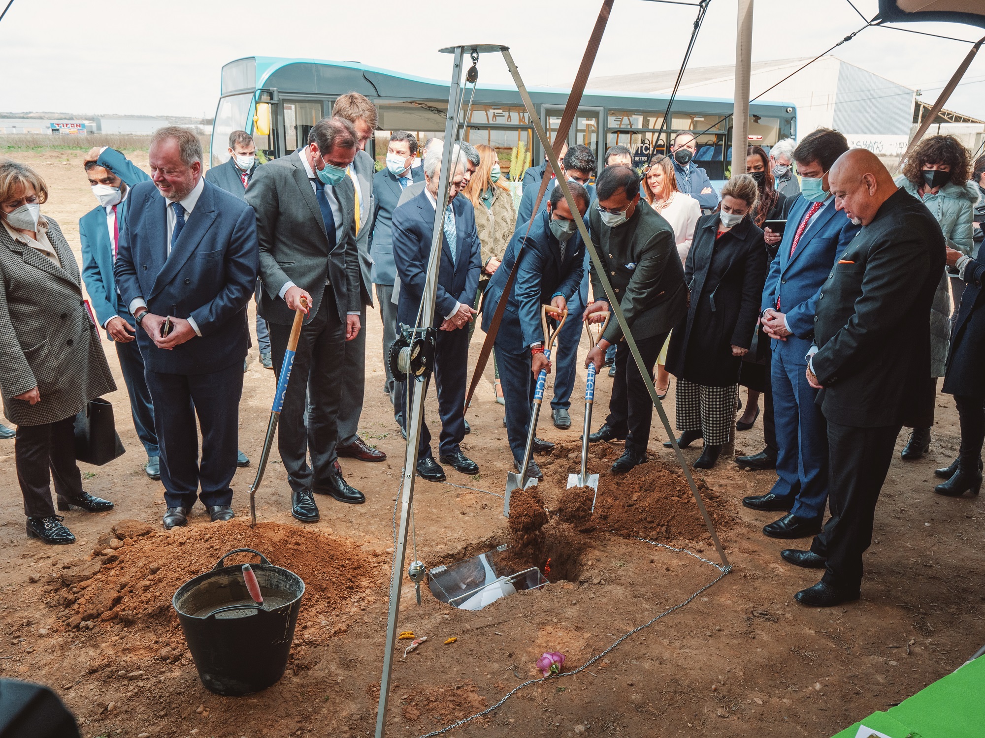 Switch Mobility in groundbreaking ceremony