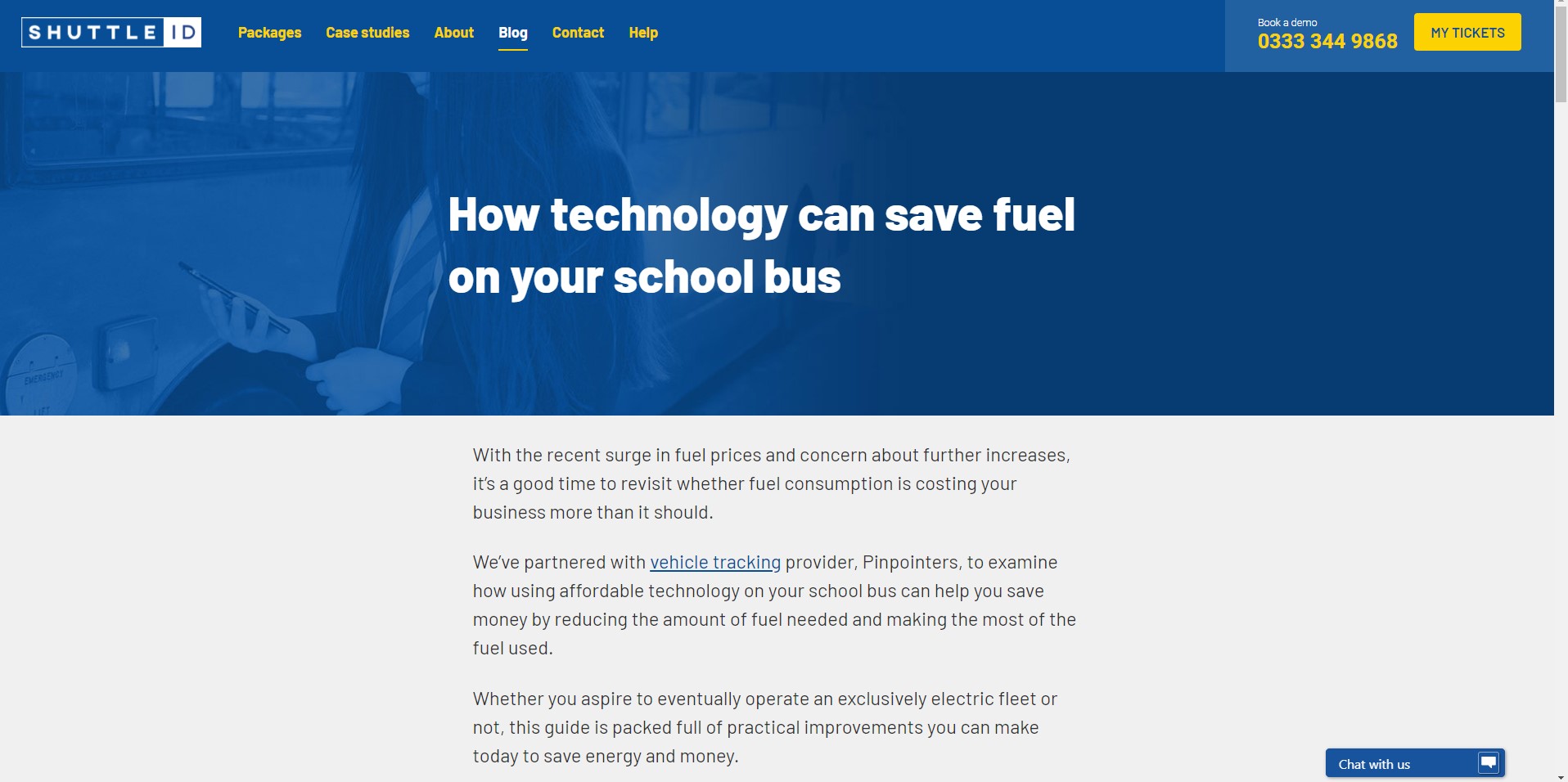ShuttleID and Pinpointers release fuel saving guide