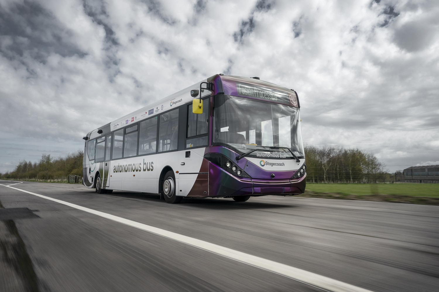 UK’s first full-size autonomous bus service on the roads
