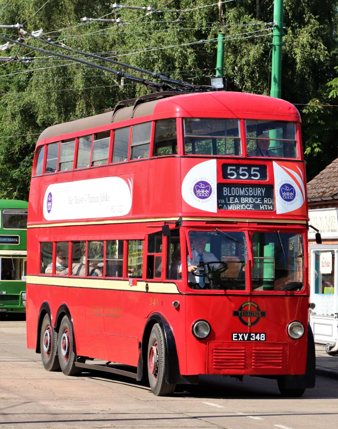 After withdrawal in July 1961, this London K2 type trolleybus spent many years in Ireland with the Transport Museum Society of Dublin before eventually finding its way to Sandtoft. Built by Leyland with a MetroVick motor and English Electric controllers, it had entered service in October 1938