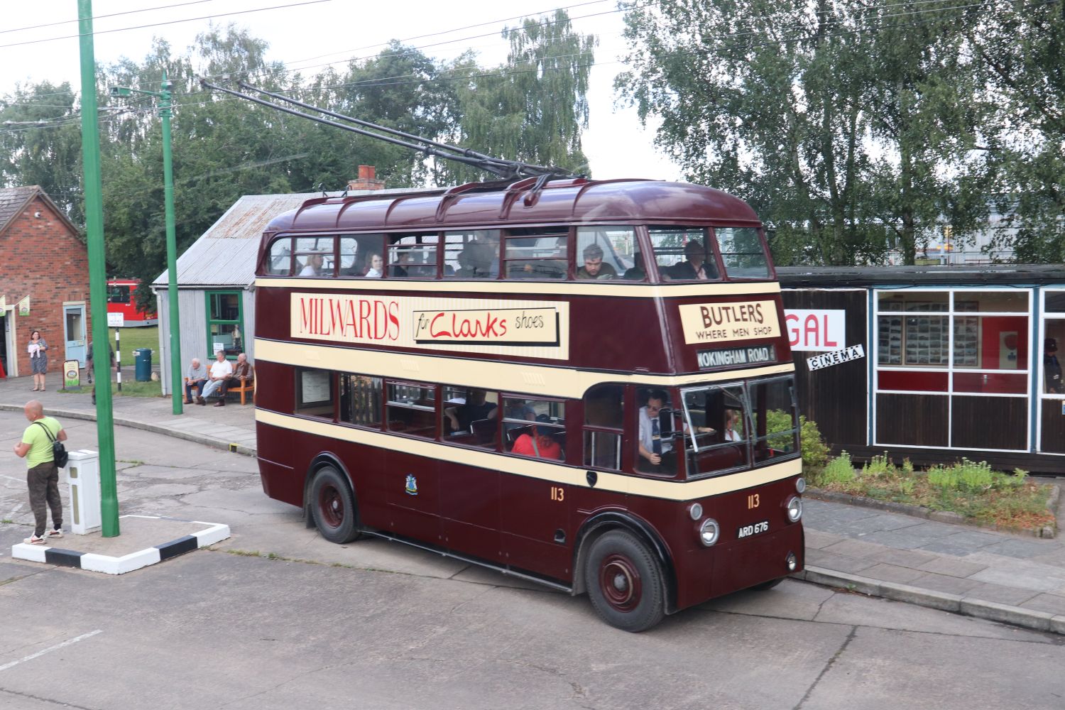 Originally purchased to replace trams, this Park Royal highbridge bodied AEC661T is said to have been the first trolleybus to be privately preserved and a significant vehicle in the history of trolleybus preservation. It served with Reading from 1939 to 1961