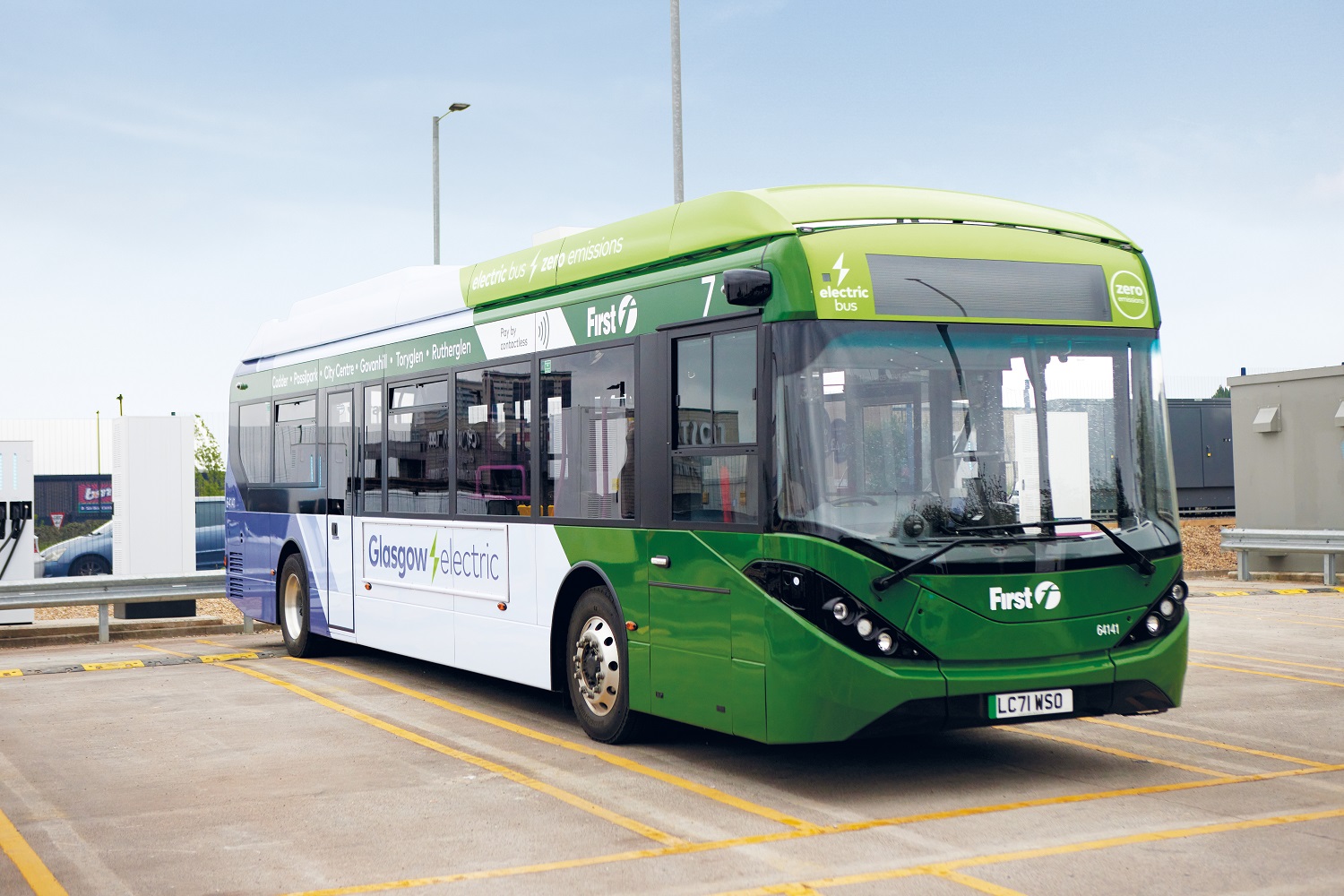 First invests £35m in electric buses in Scotland