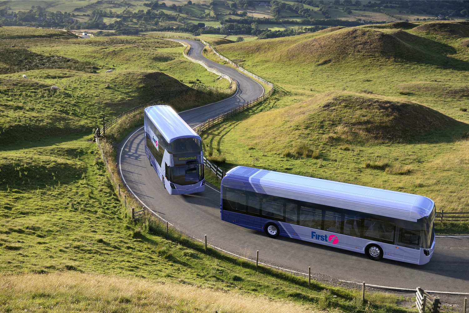 First makes landmark electric bus order with Wrightbus