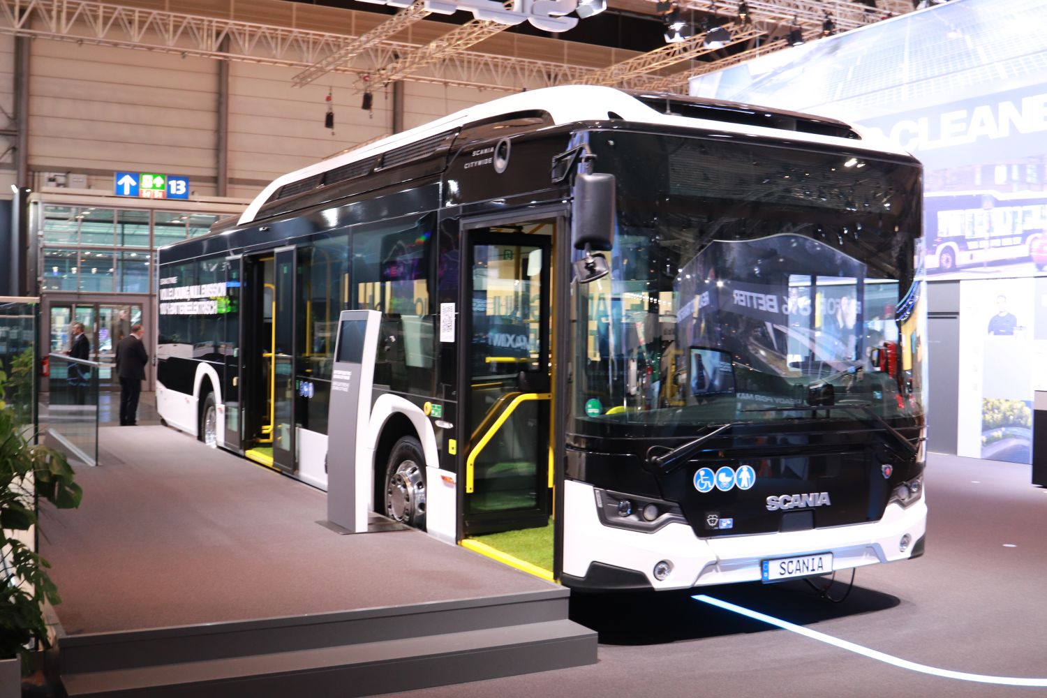 The Scania Citywide was one of the few buses to appear on the stand of a major truck and bus producer