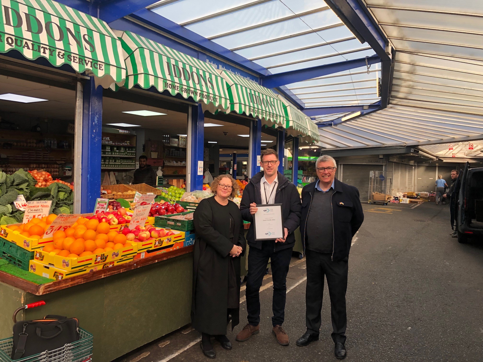 Bury Market lands Coach Friendly status again