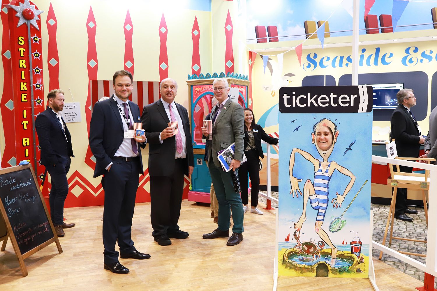 Ticketer provided a seaside theme