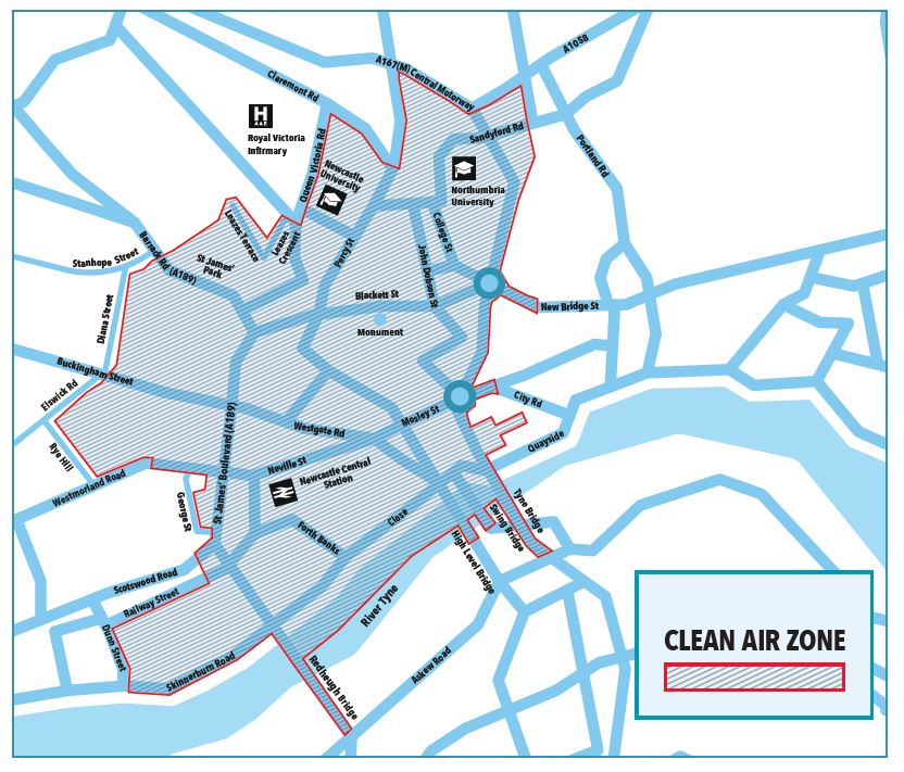 Newcastle CAZ now in operation