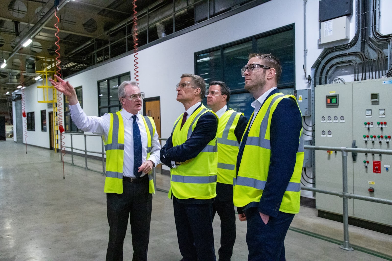 Secretary of State for Transport visits Wrightbus