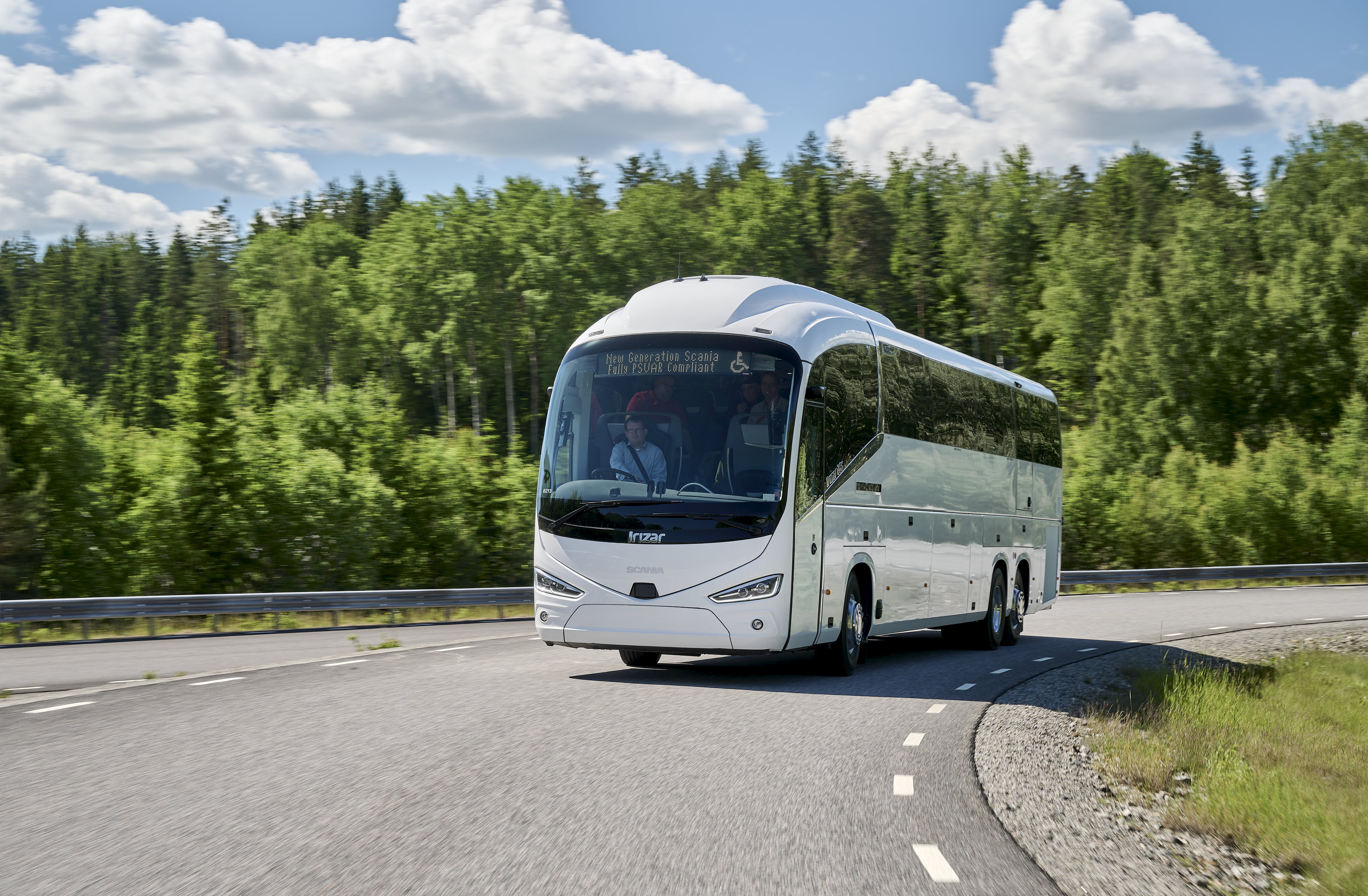 Limited-edition Scania Irizar debuting at Rally