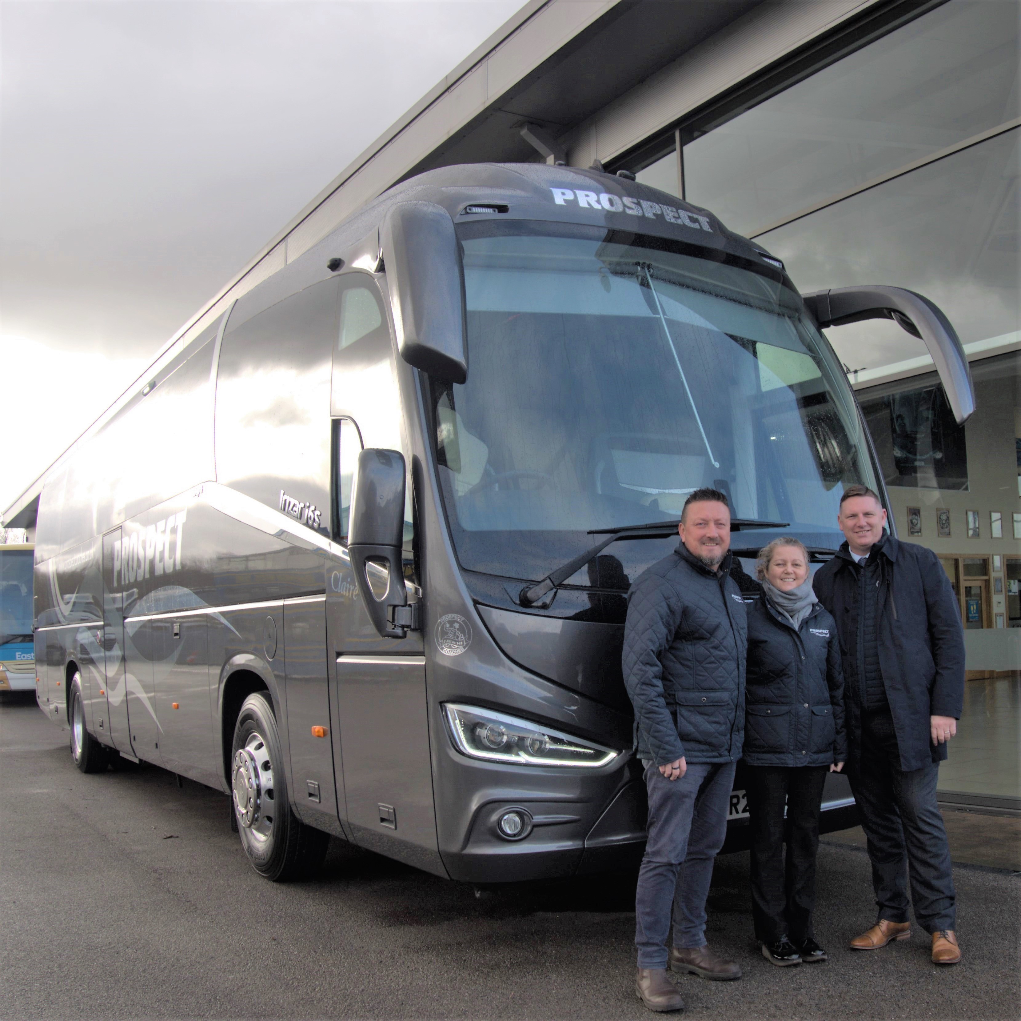 Prospect Coaches receives Claire, a new Irizar i6S