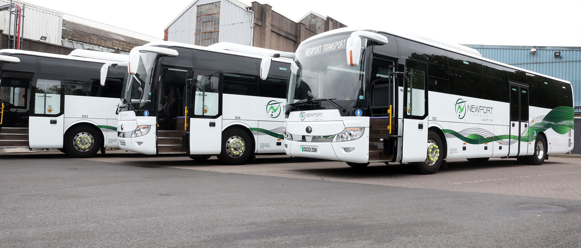 Newport Transport takes Wales’ first electric coaches