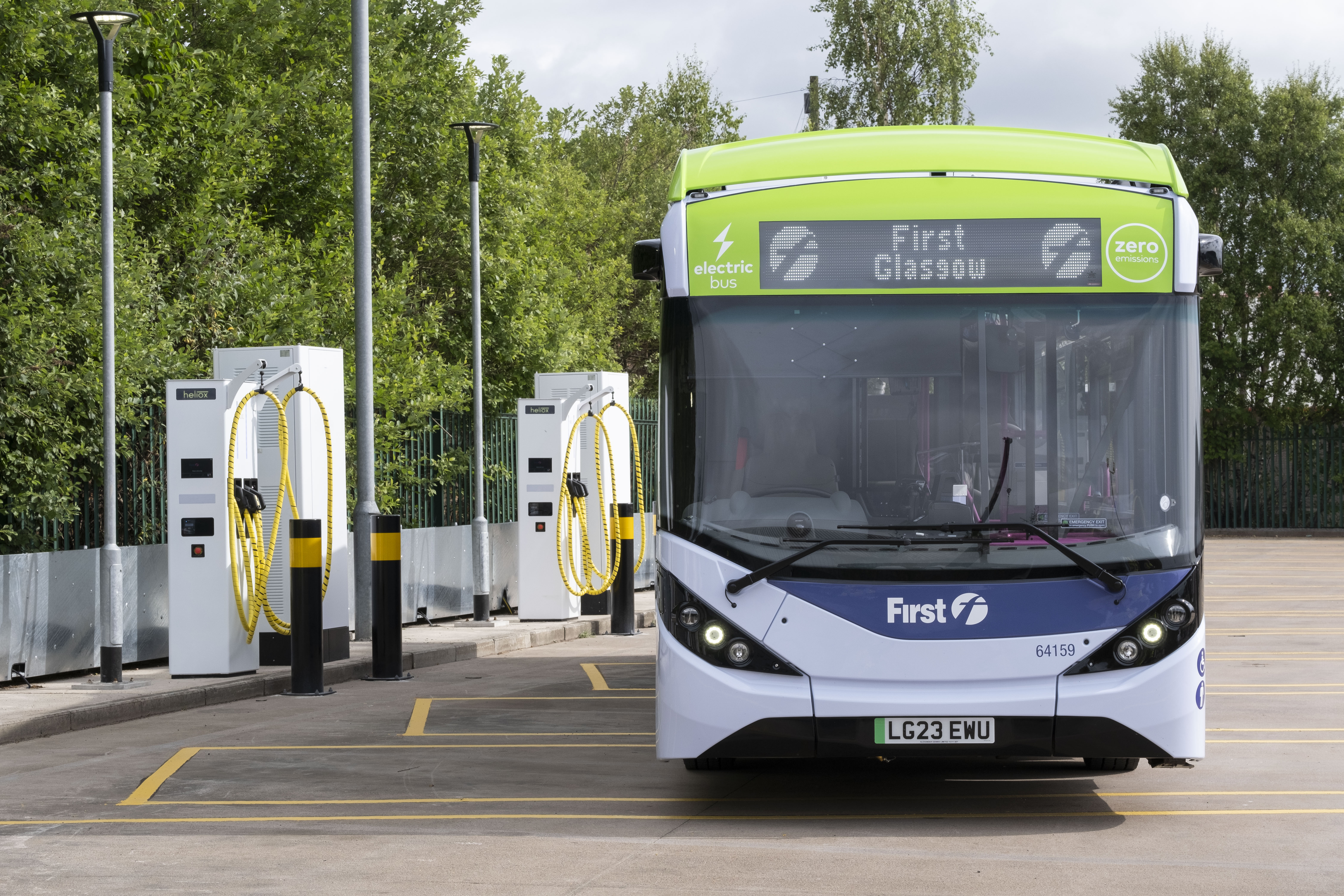 First Glasgow receives first new electric buses