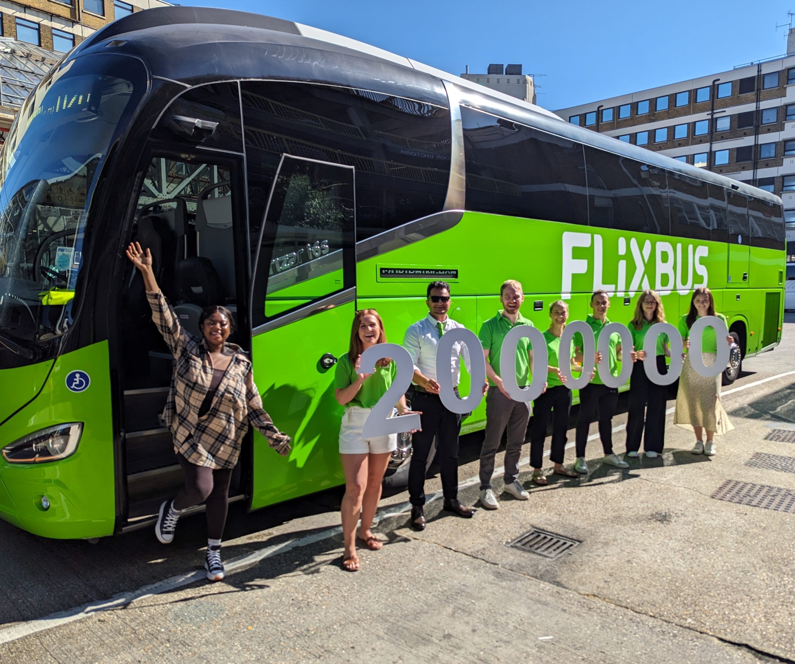 FlixBus celebrates two millionth passenger