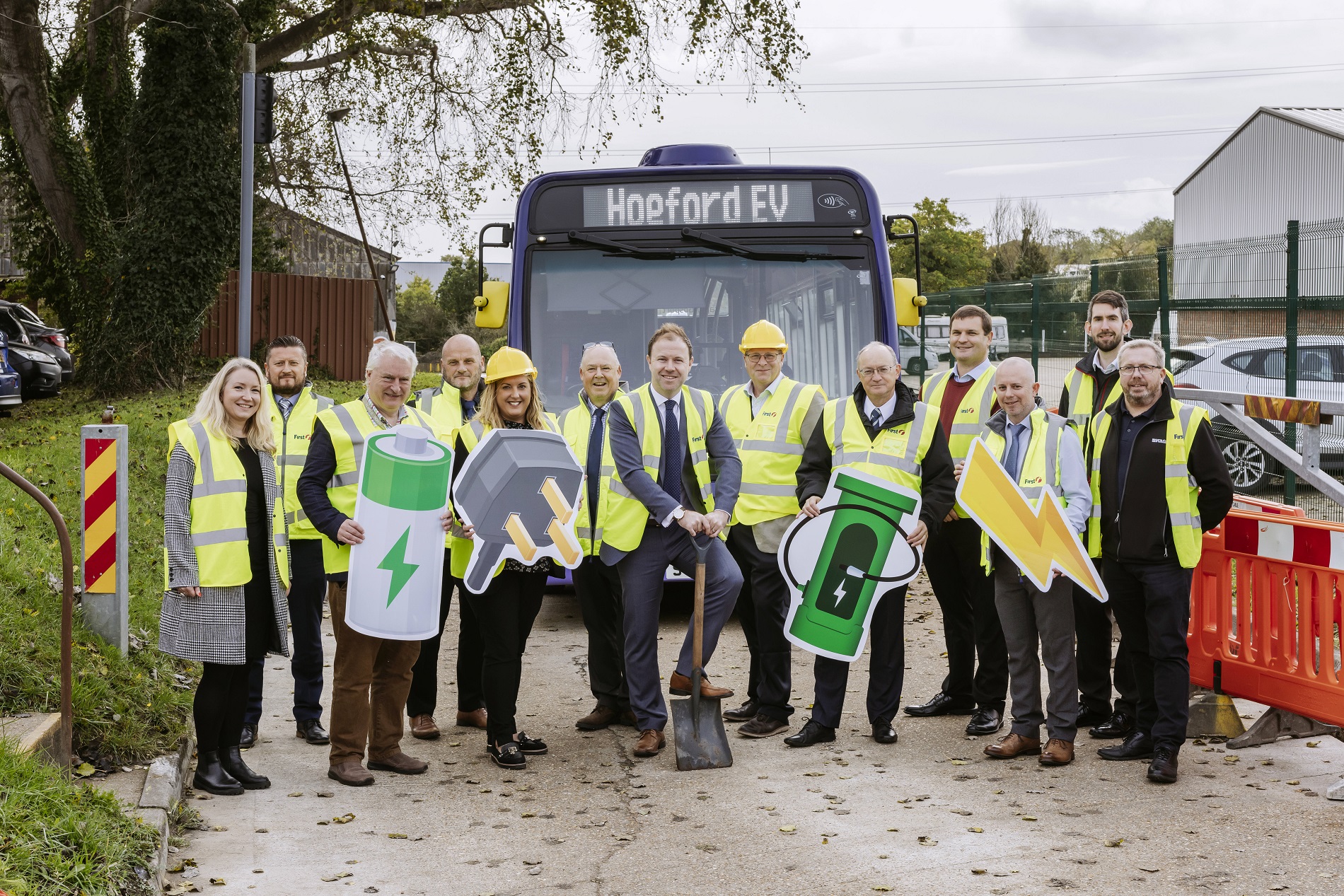 Work starts to electrify First’s Hoeford depot
