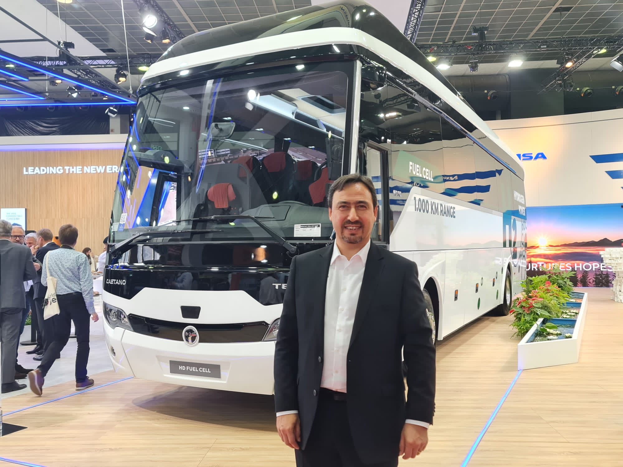 Temsa reveals hydrogen coach at Busworld