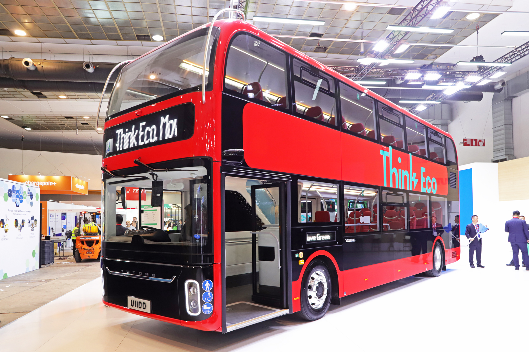 New Yutong electric double-decker revealed at Busworld