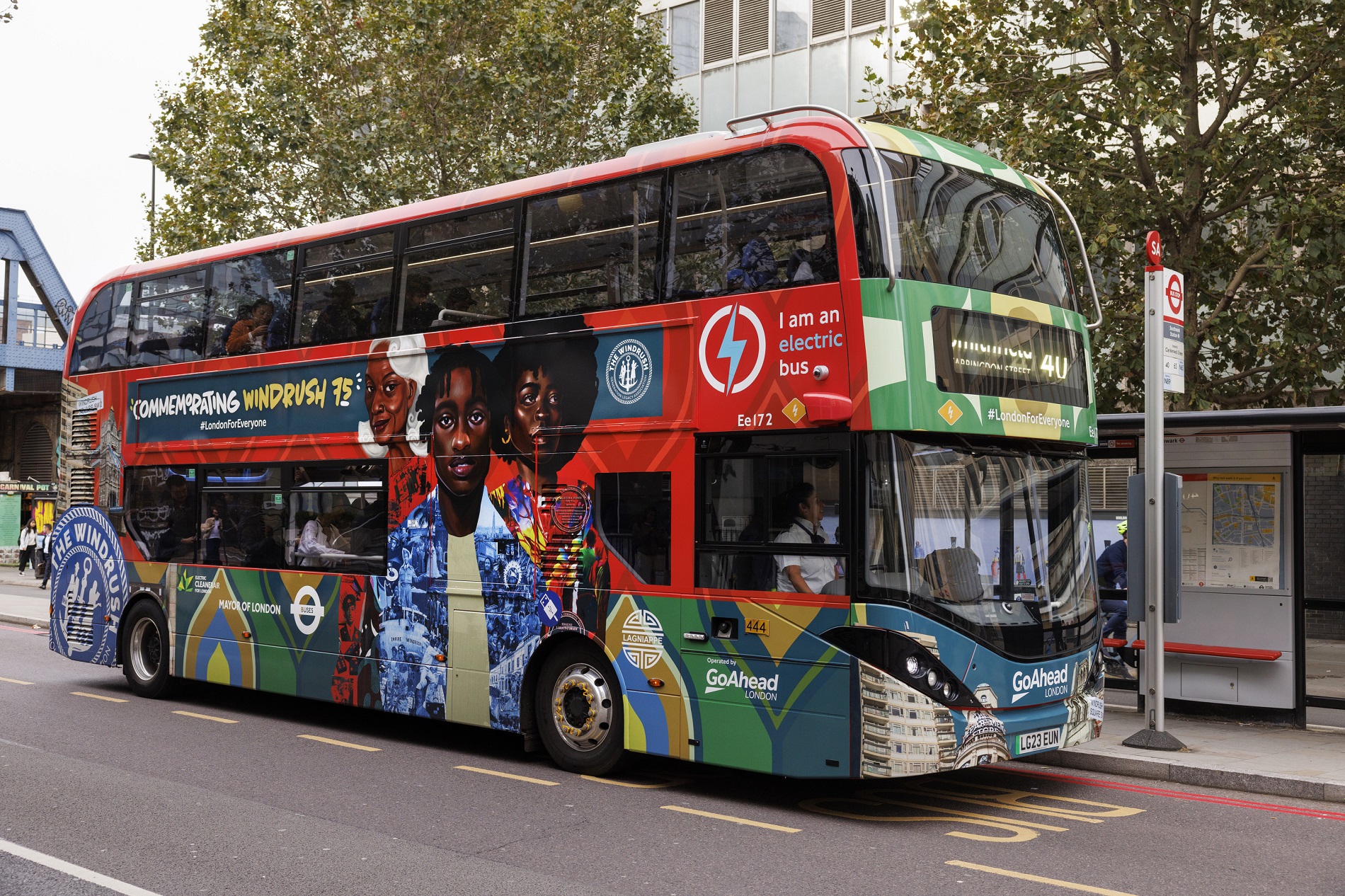 TfL bus celebrates Black History Month