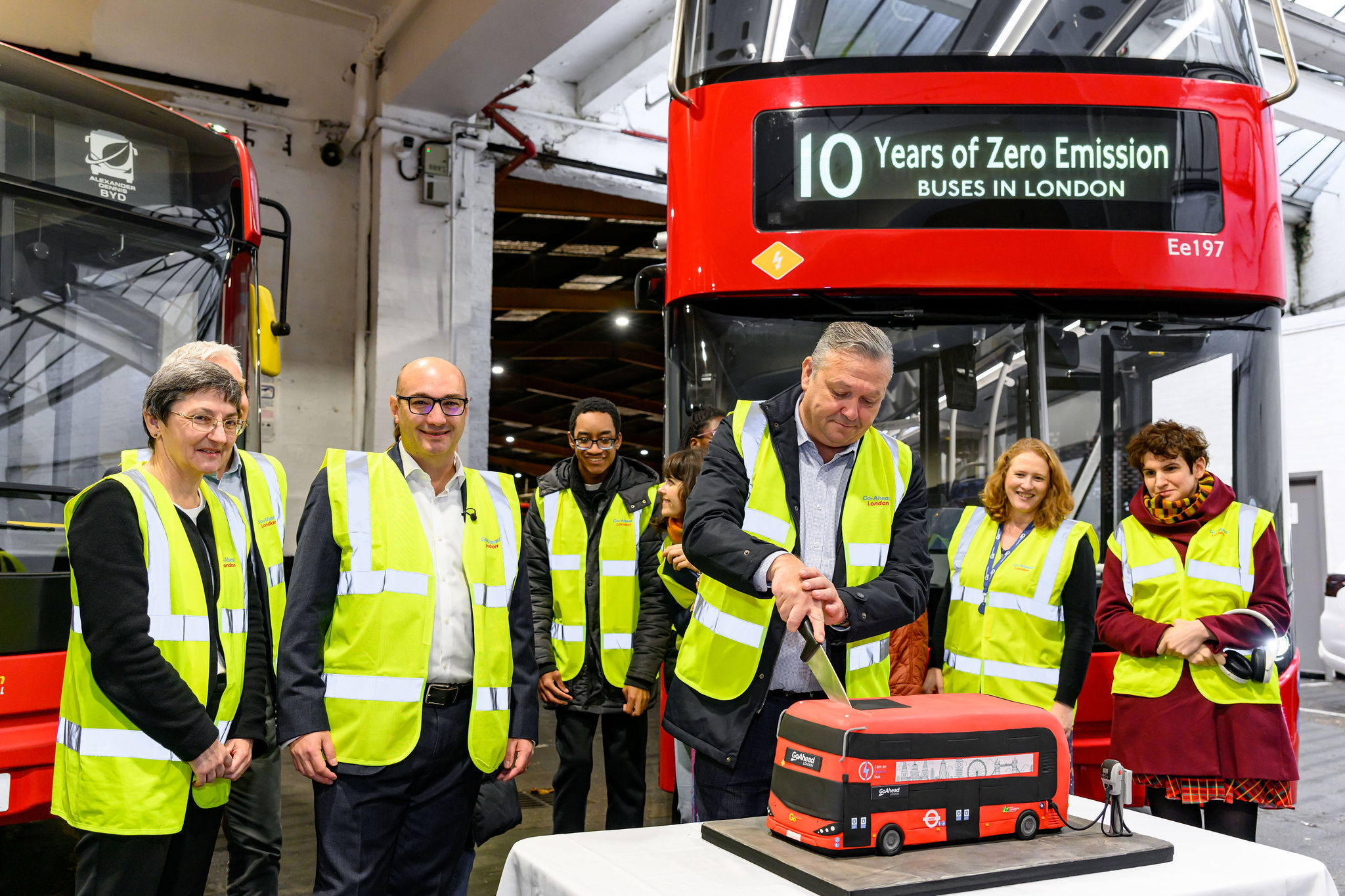 Go-Ahead London celebrates electric decade