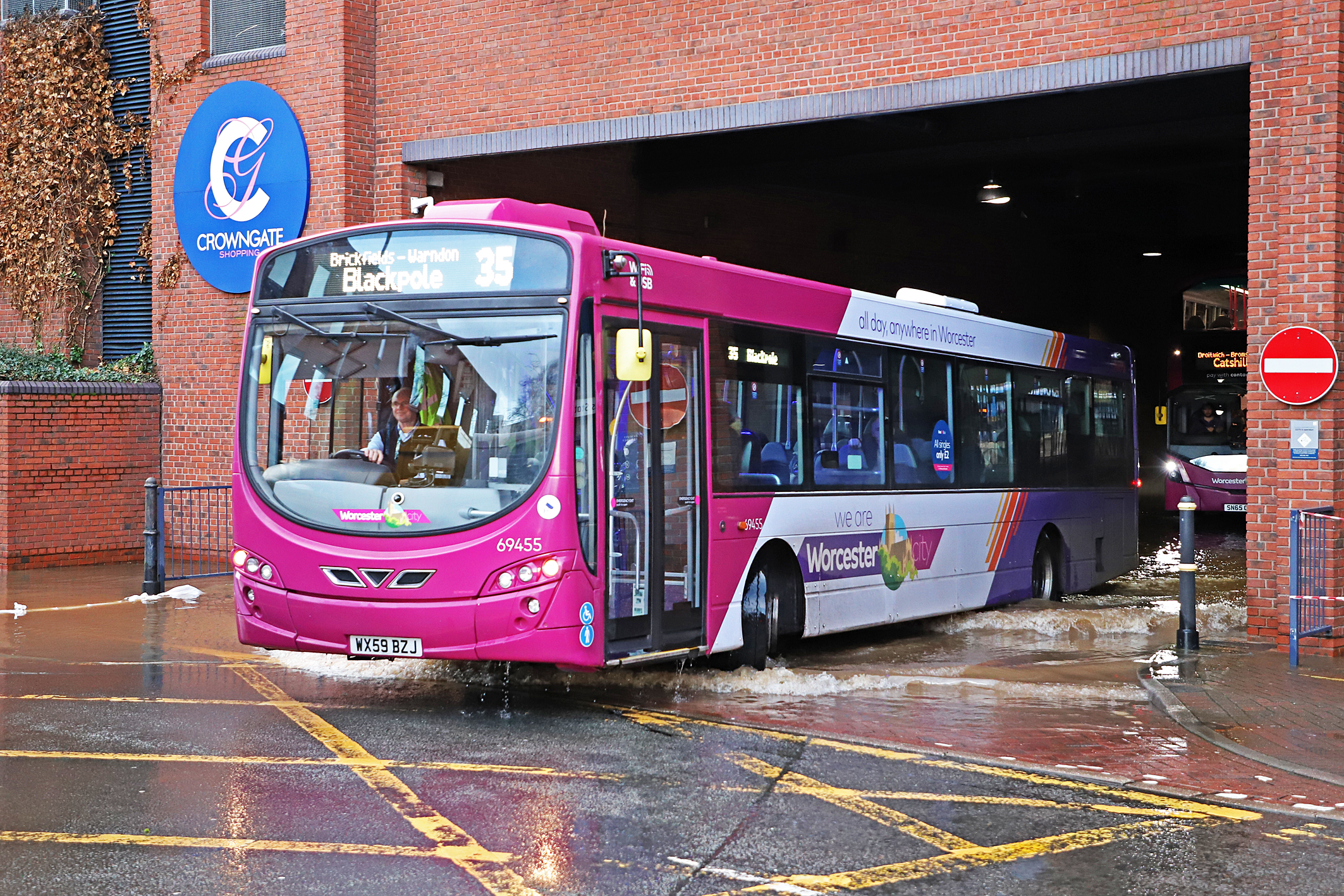 Worcester operators battle through floods